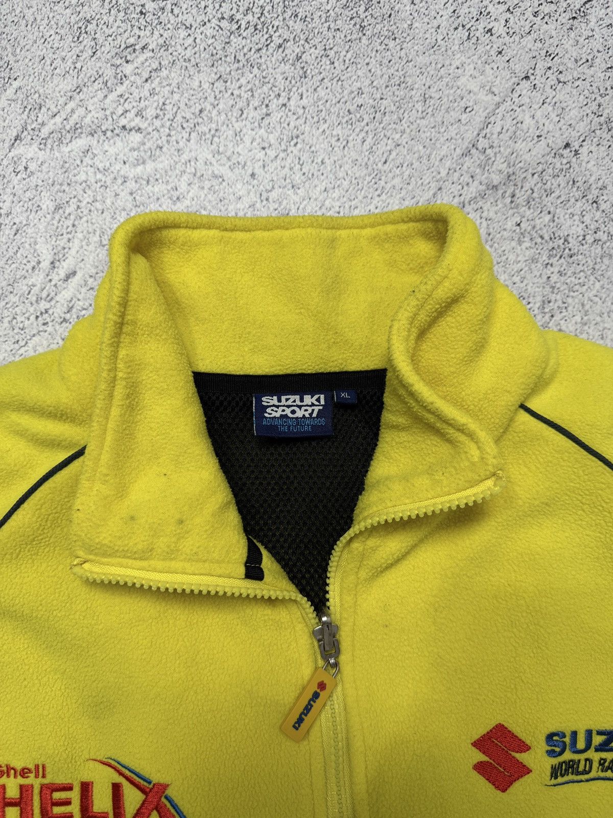 Japanese Brand VTG SUZUKI SPORT WORLD RALLY TEAM FLEECE JACKET Size US XL / EU 56 / 4 - 9 Thumbnail