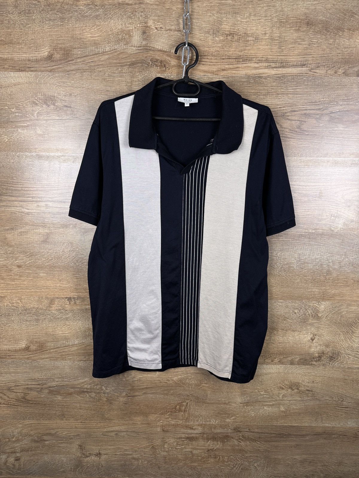 Reiss Mens Reiss polos luxury navy T-shirt tee Egyptian cotton Size US XL / EU 56 / 4 - 1 Thumbnail