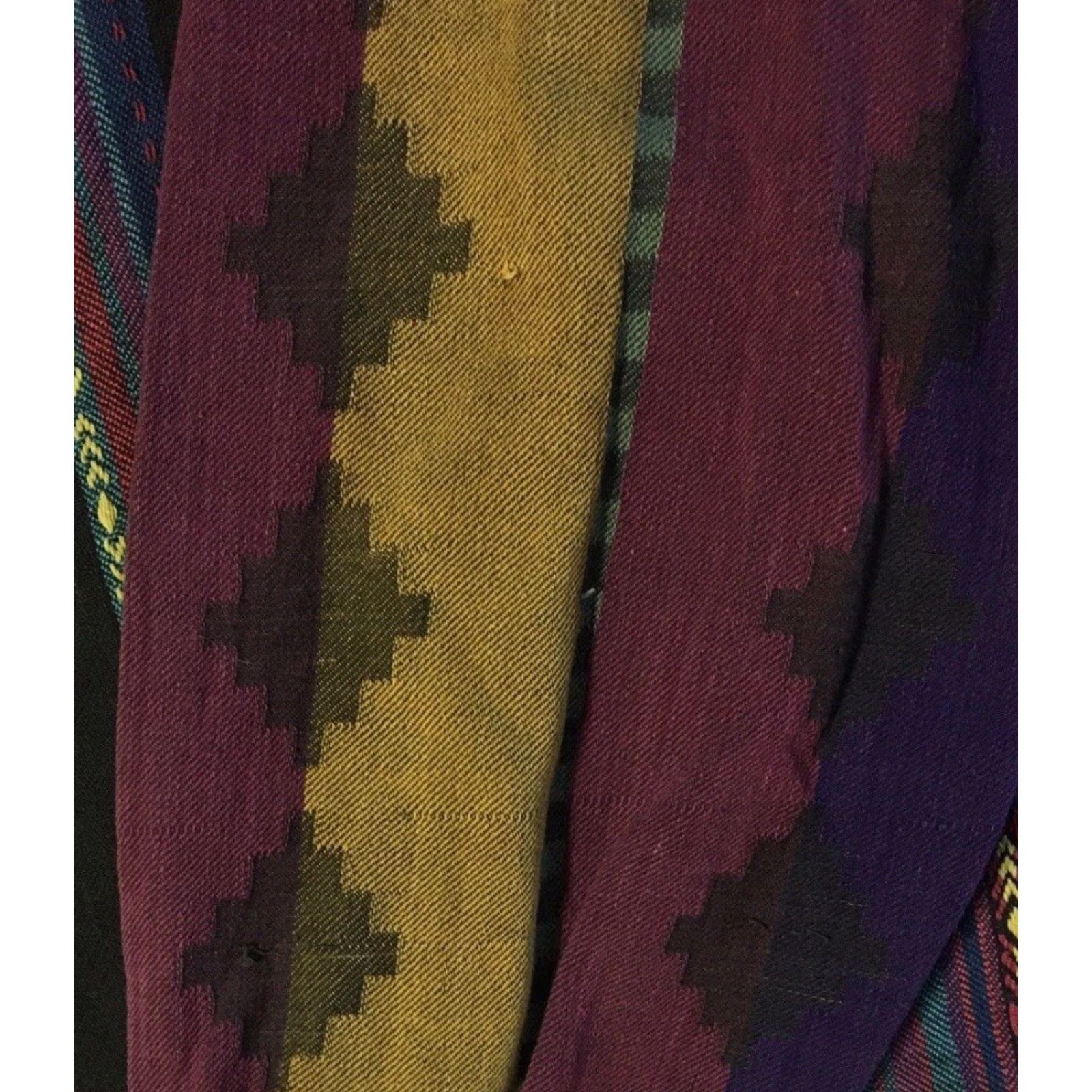 Vintage VINTAGE Aztec Patchwork Zip Shirt L Purple Cotton Women Button-Up Short Sleeve 80s 90s Grunge Vaporwave Abstract Art Surf Skate Built-In Size L / US 10 / IT 46 - 6 Thumbnail