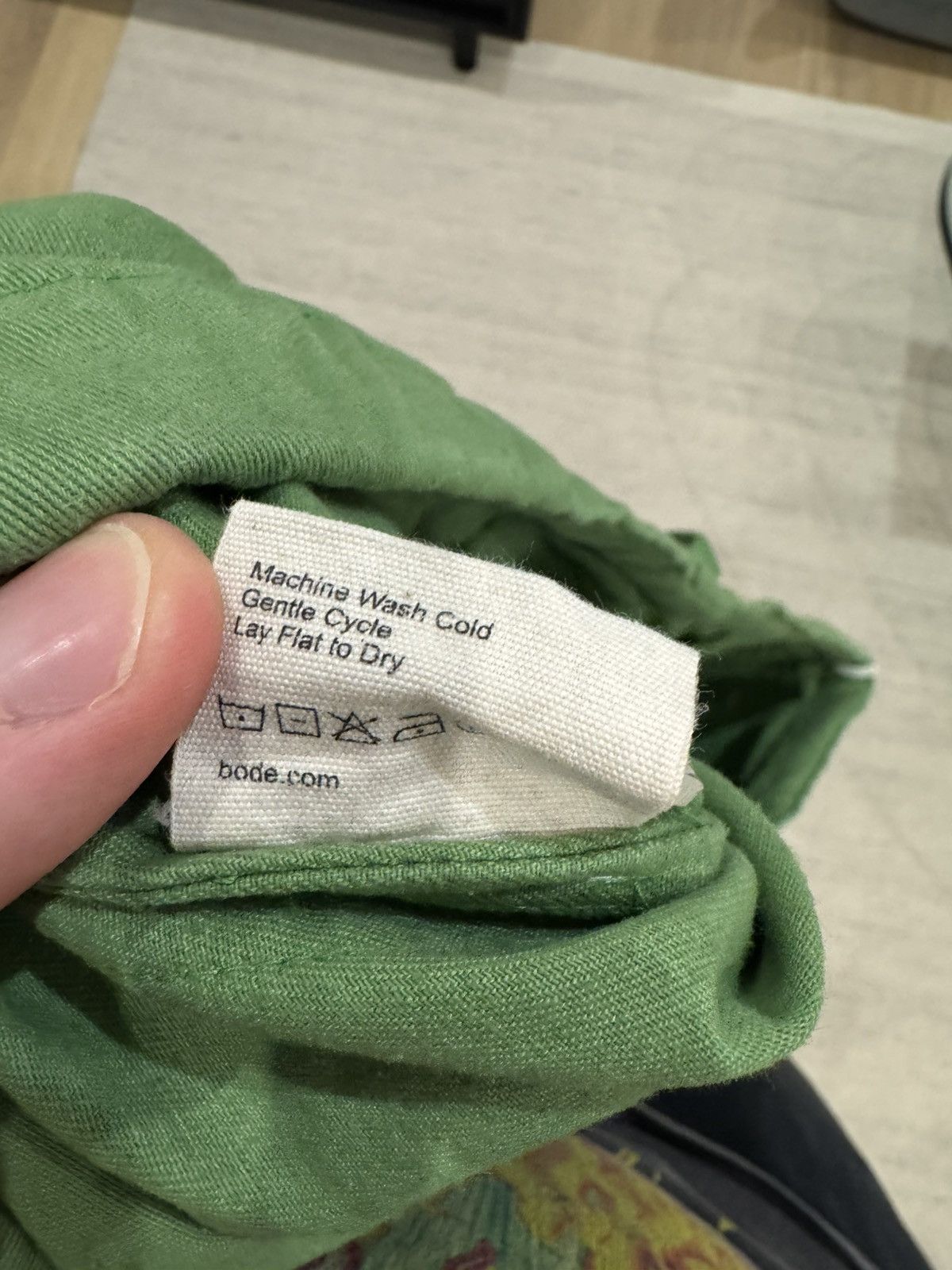 Bode Bode Green Pajama Pants Size US 36 / EU 52 - 5 Thumbnail