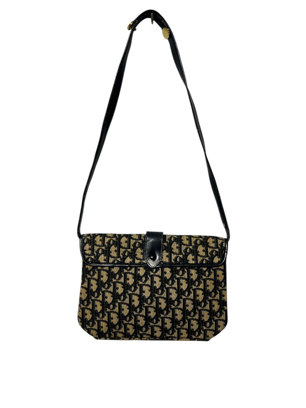Christian Dior Monsieur VINTAGE DIOR TROTTER CANVAS SHOULDER BAG Size ONE SIZE - 5 Thumbnail