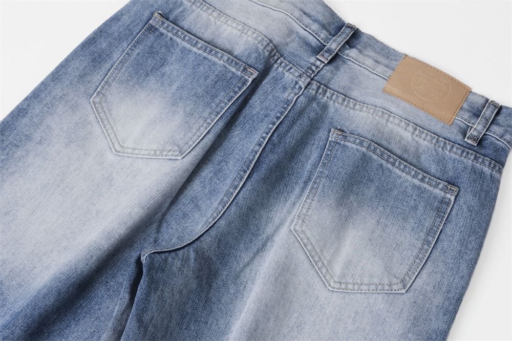 Japanese Brand × Jean American washed loose all-match straight jeans for men Size US 34 / EU 50 - 5 Thumbnail