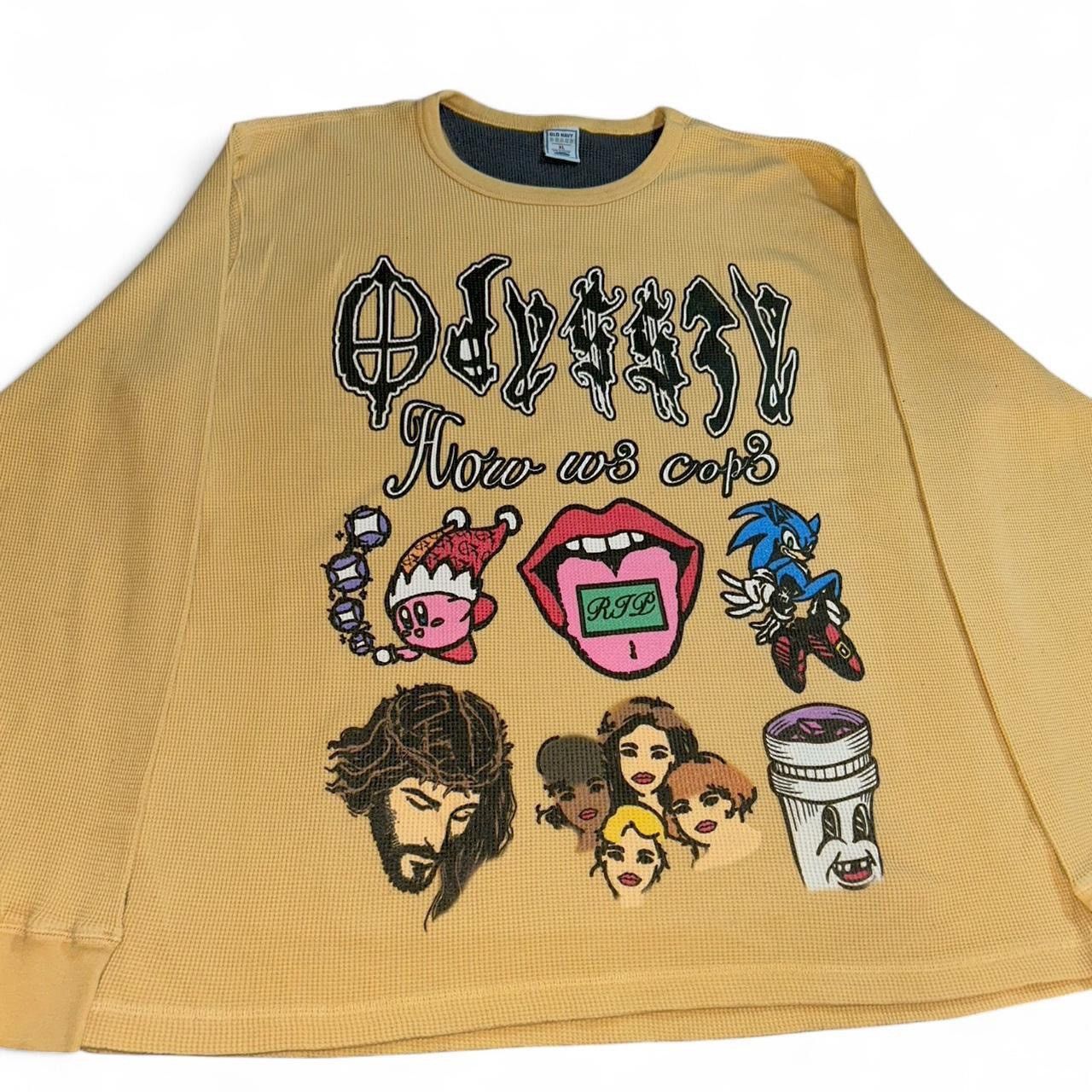 Other Odyss3y 1 of 1 “HOW W3 COP3” vintage thermal tee Size US XL / EU 56 / 4 - 4 Thumbnail