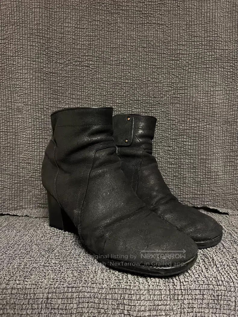 Rick Owens Rick Owens Cracked Leather High Heels Size US 10.5 / IT 40.5 - 4 Thumbnail