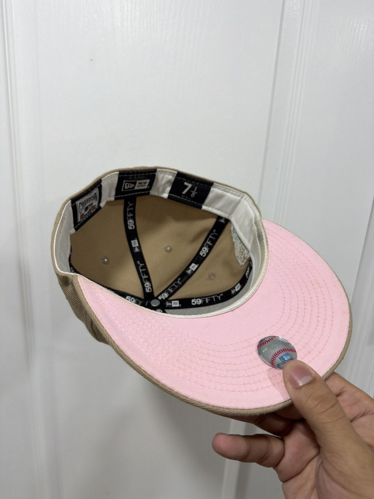 Lids Lids HD Sandstorm Devil Rays Fitted 7 1/8 Inaugural Pink UV Size ONE SIZE - 4 Thumbnail
