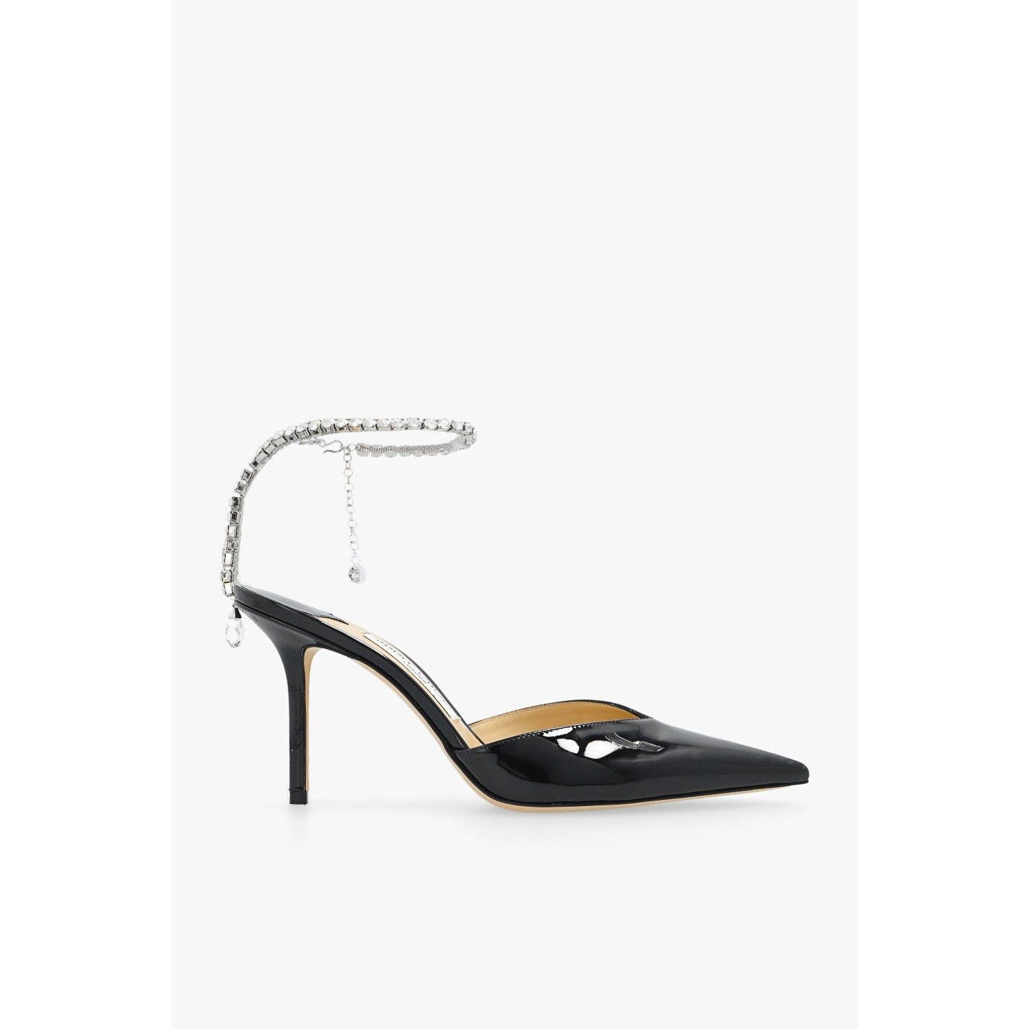 JIMMY CHOO 'Saeda' Black Heeled Pumps New & Authentic (Women