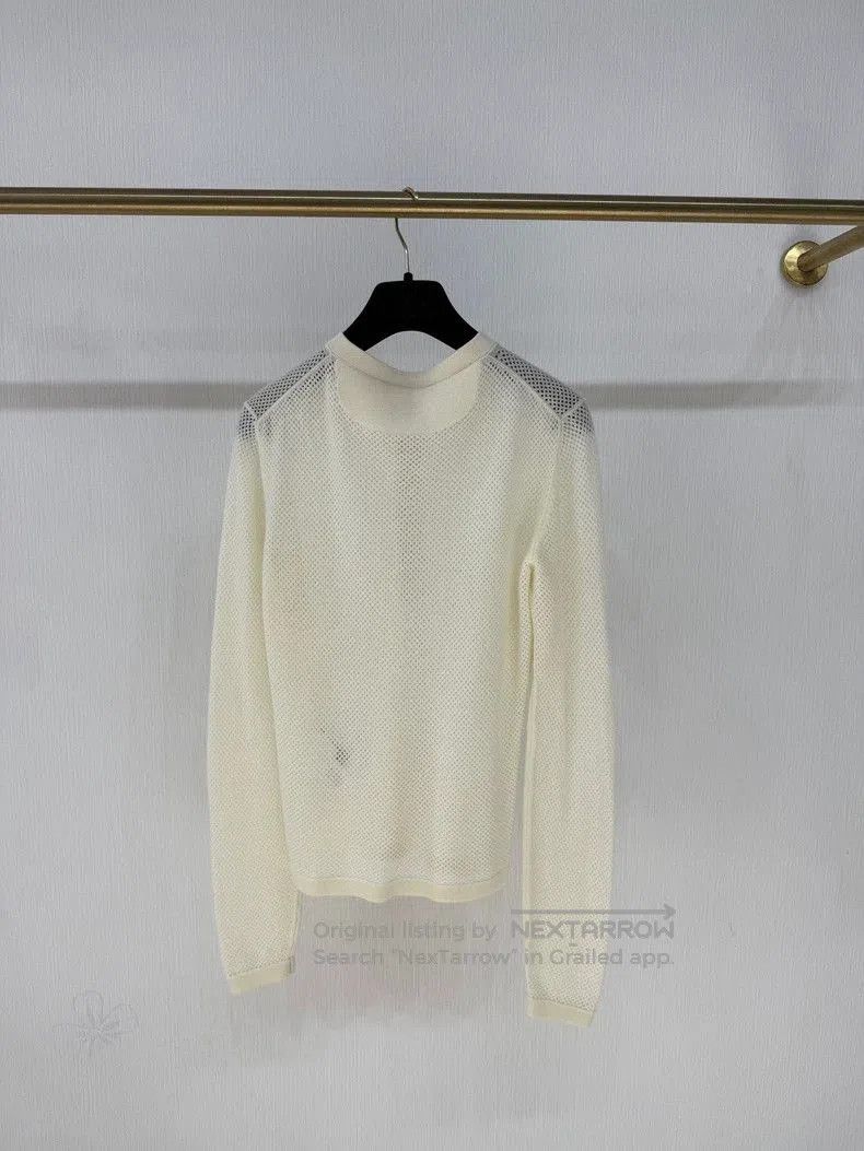 Loro Piana Loro Piana Cream Cashmere Knit Top. Size US S / EU 44-46 / 1 - 2 Thumbnail