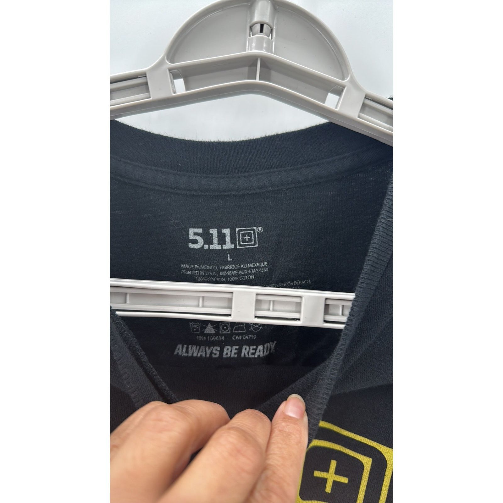 Other 5.11 Tactical black T-shirt skull graphic skull caliber sz L Size US L / EU 52-54 / 3 - 3 Thumbnail