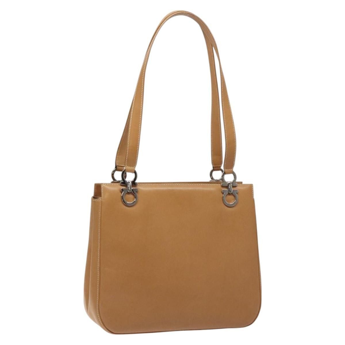 Salvatore Ferragamo Salvatore Ferragamo Gancini Shoulder Bag Leather Size ONE SIZE - 1 Thumbnail