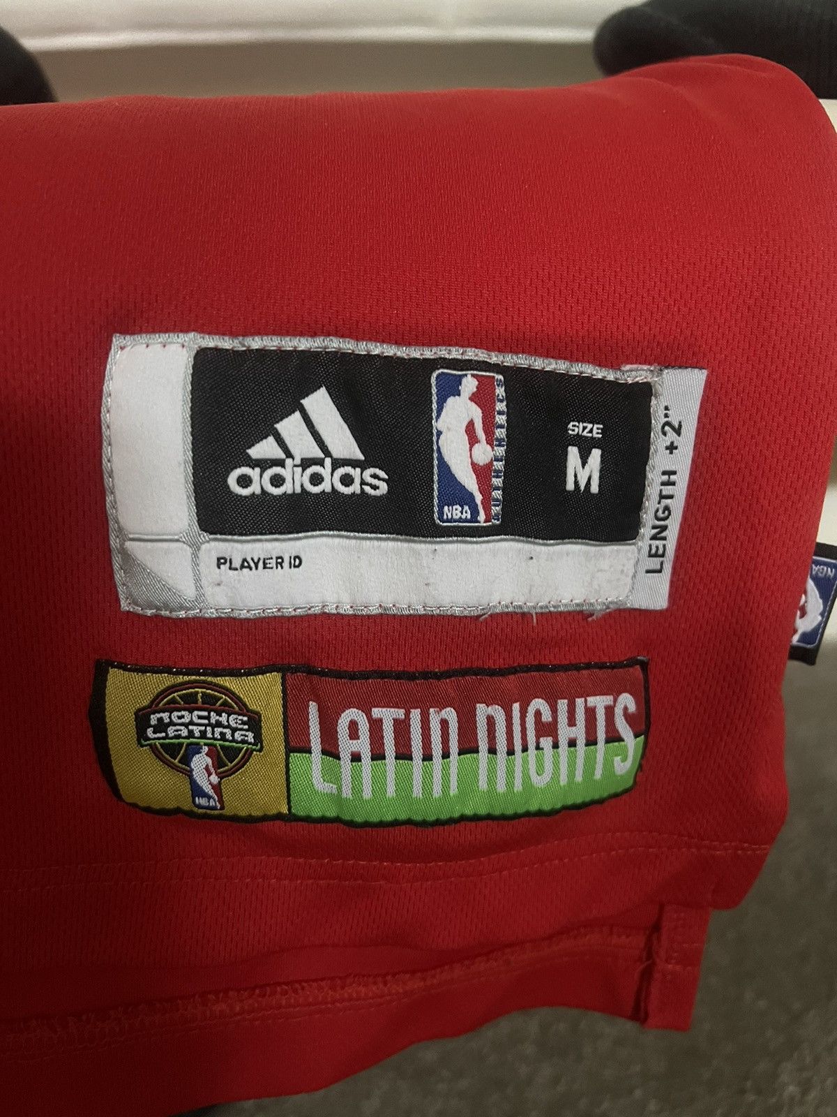 Adidas × NBA Derrick Rose Chicago Bulls Jersey (V Latin Nights Edition) Size US L / EU 52-54 / 3 - 3 Thumbnail