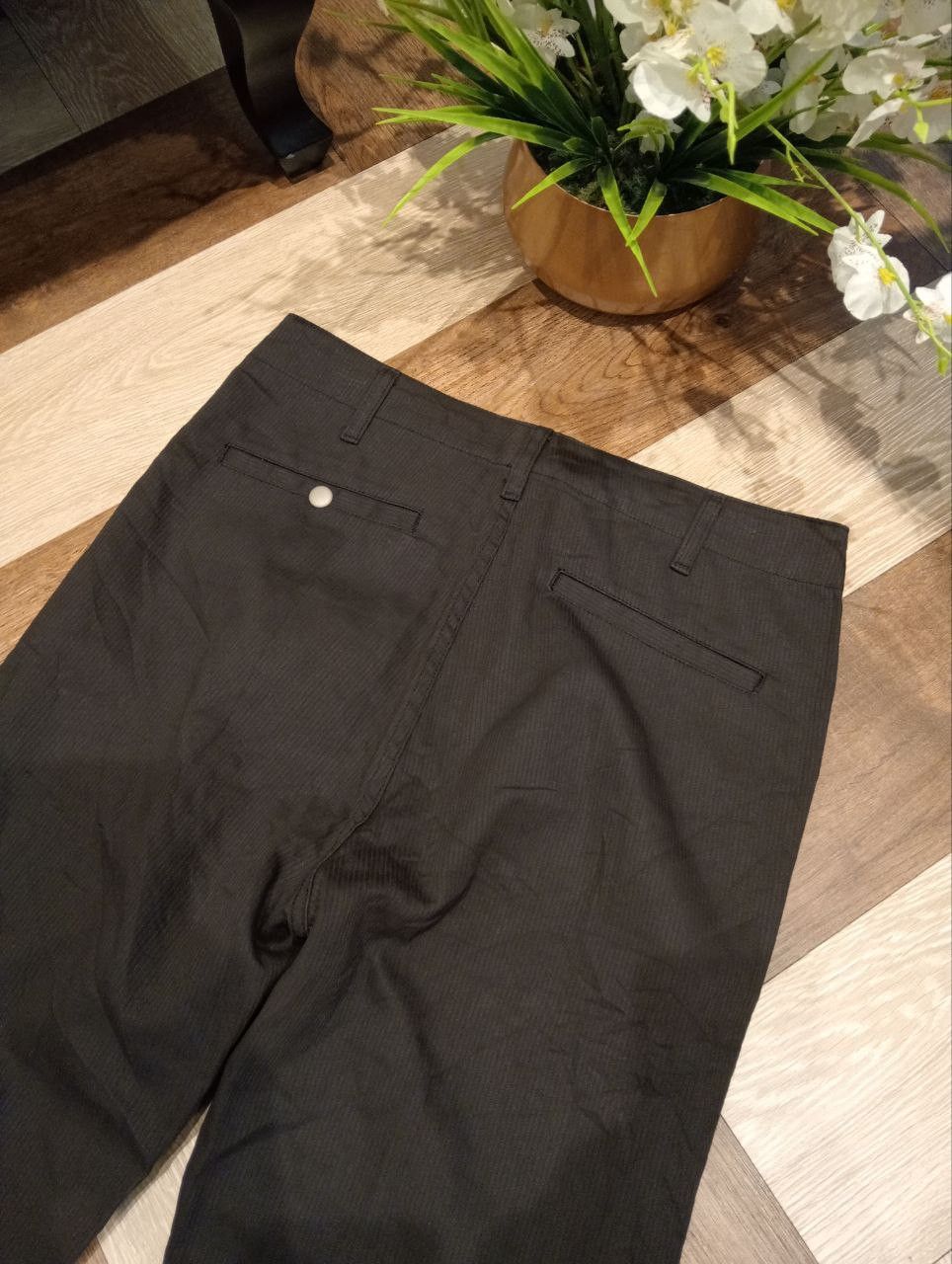 Monitaly MONITALY VINTAGE COTTON PANTS - SIZE 30 BLACK Size US 30 / EU 46 - 10 Thumbnail