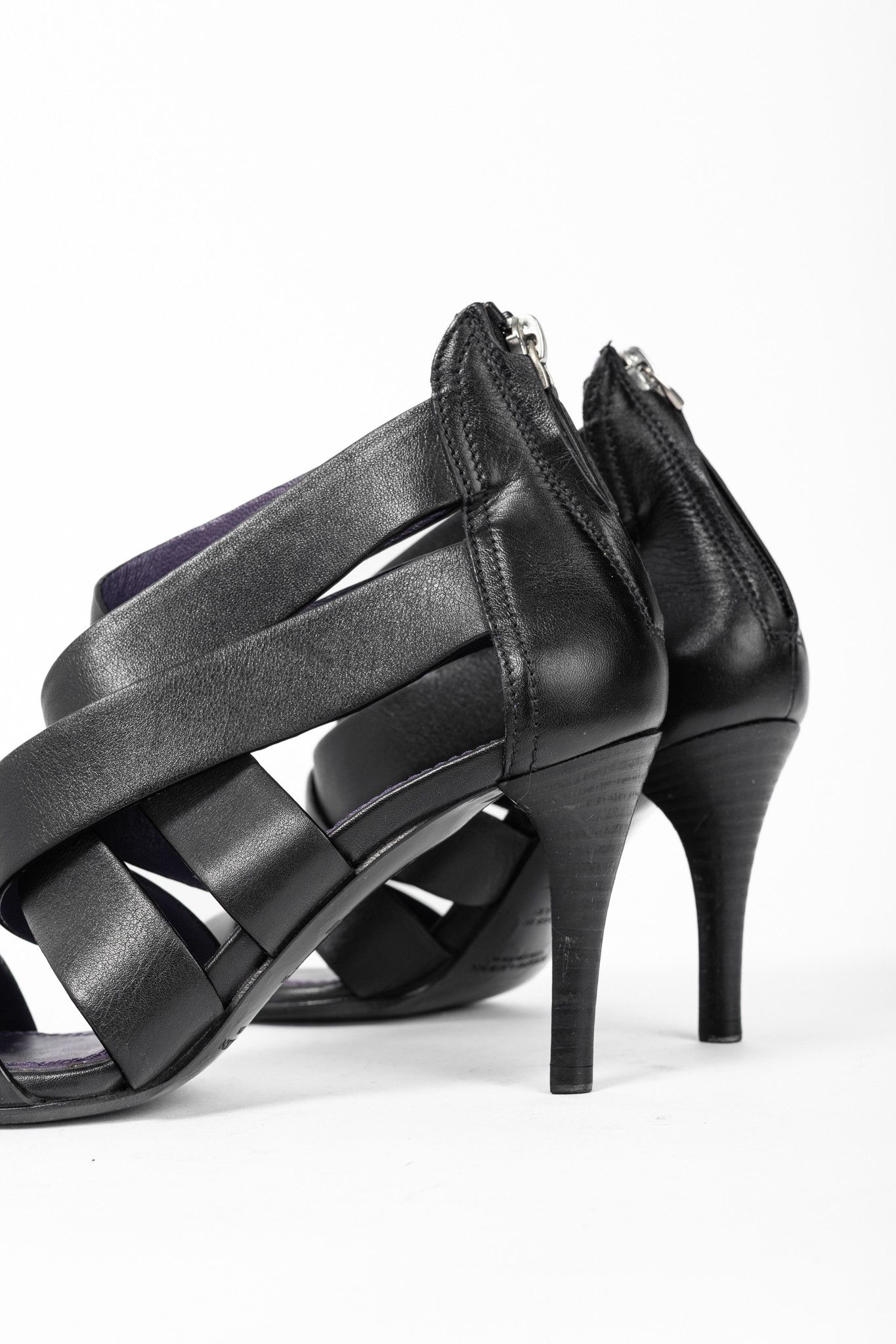 Ralph Lauren Ralph Lauren Collection Ardina II Strappy Leather Sandals Size US 4.5 / IT 34.5 - 8 Thumbnail