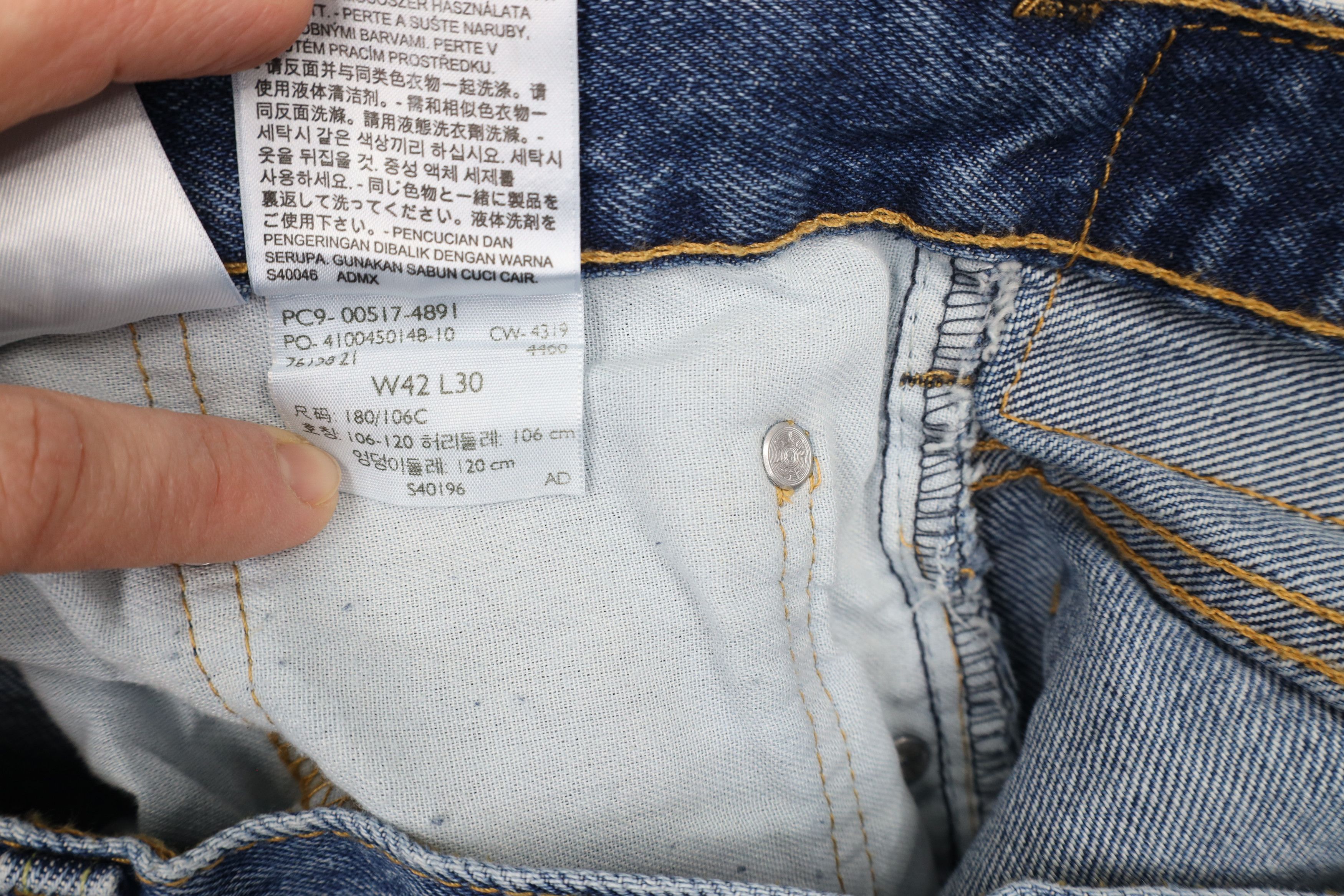 Levi's × Vintage Vintage Y2K Levis 517 Wide Leg Bootcut Western Denim Jeans Size US 42 / EU 58 - 7 Thumbnail