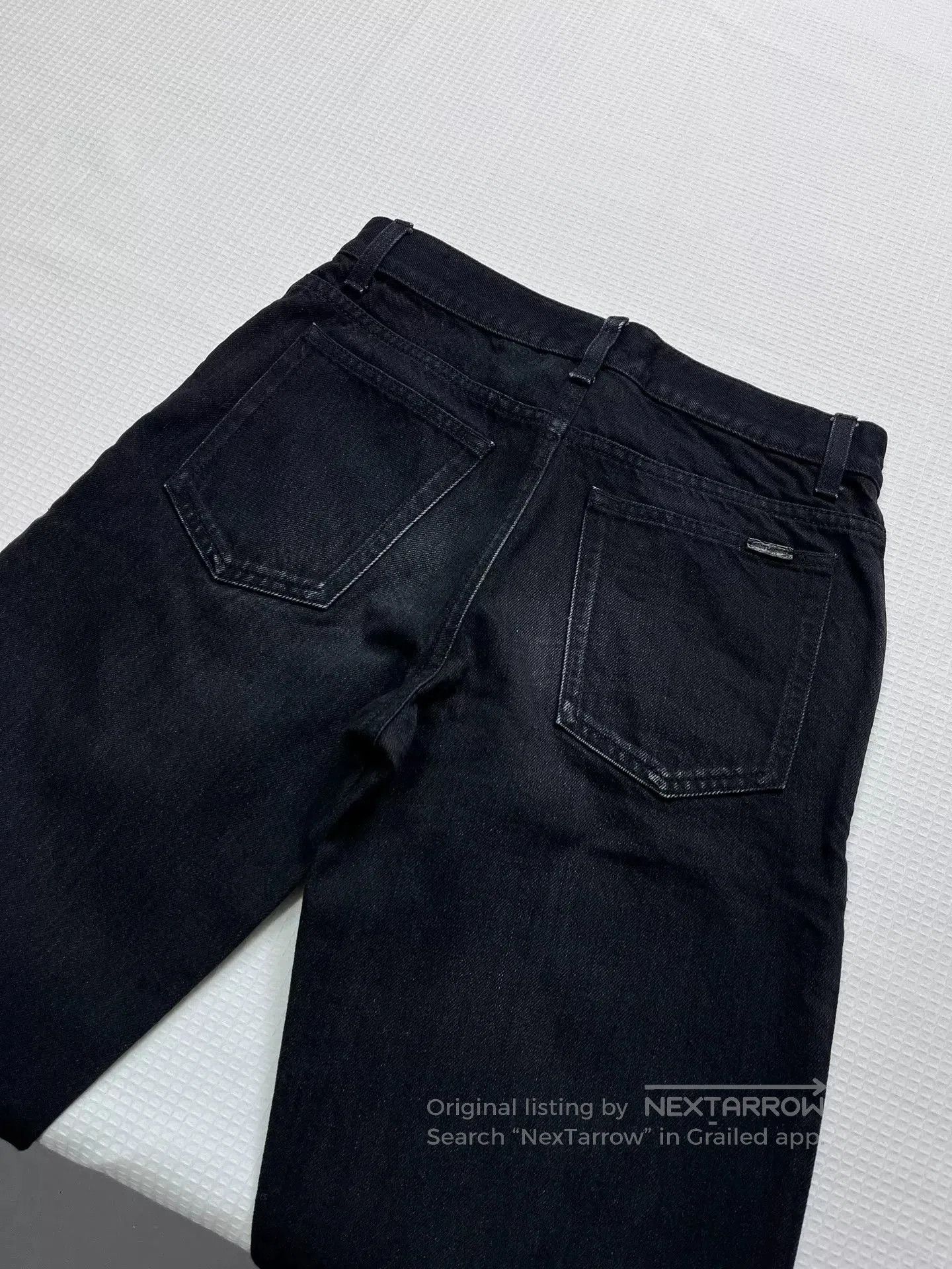 Saint Laurent Paris Saint Laurent Black Jeans. Size 28" / US 6 / IT 42 - 6 Thumbnail