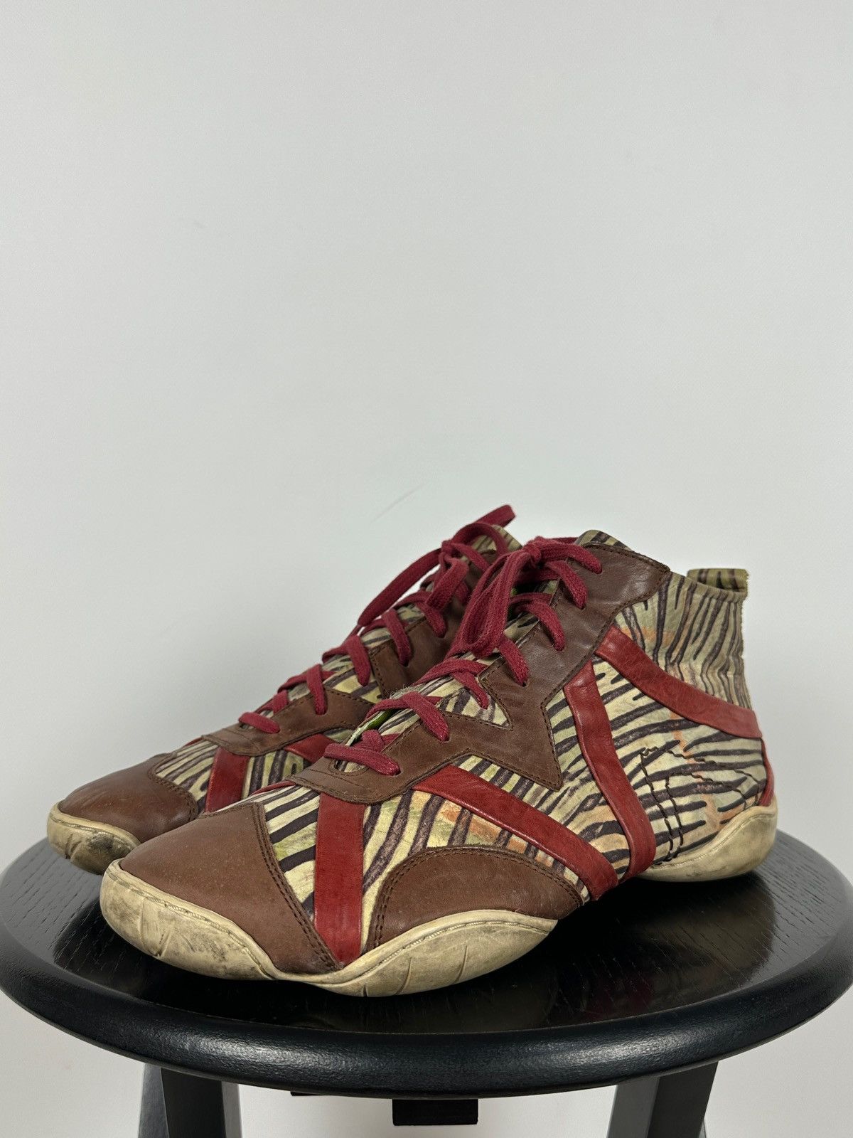 Marithe + Francois Girbaud 00s Vintage Marithé + François Girbaud High Top Sneakers Size US 7 / EU 40 - 12 Thumbnail
