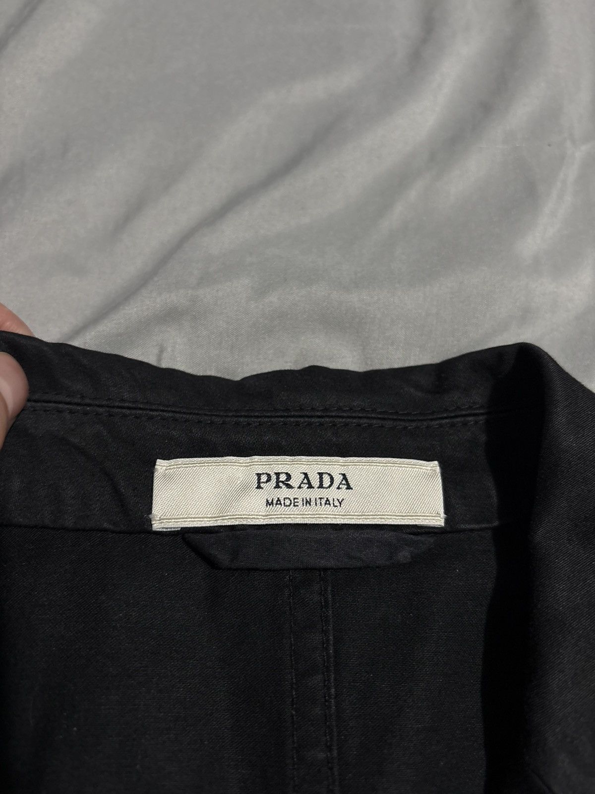 Prada Vintage 2000s Prada Blazer cargo tactical emo grunge poket Size S / US 4 / IT 40 - 5 Thumbnail