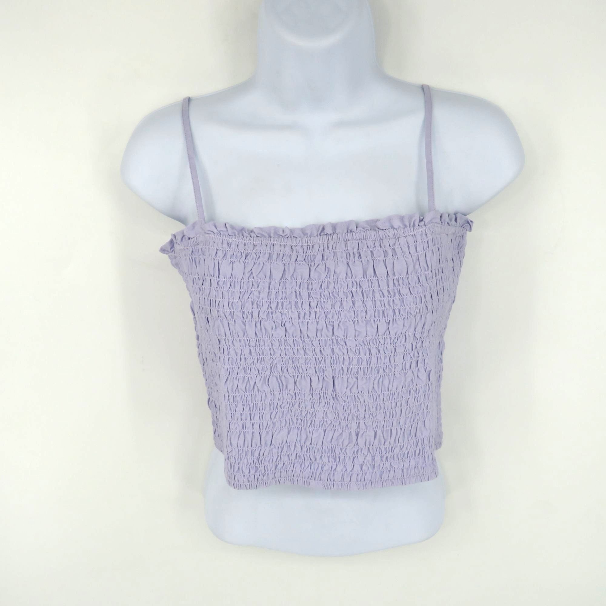 Other Florence By Mills Lavender Smocked Crop Top Womens Size L NW Size L / US 10 / IT 46 - 1 Thumbnail