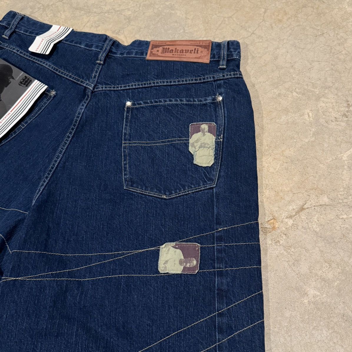 Makaveli Brand New Vtg 2000s Makaveli Tupac Baggy Jorts Y2K Skater Size US 40 / EU 56 - 12 Thumbnail