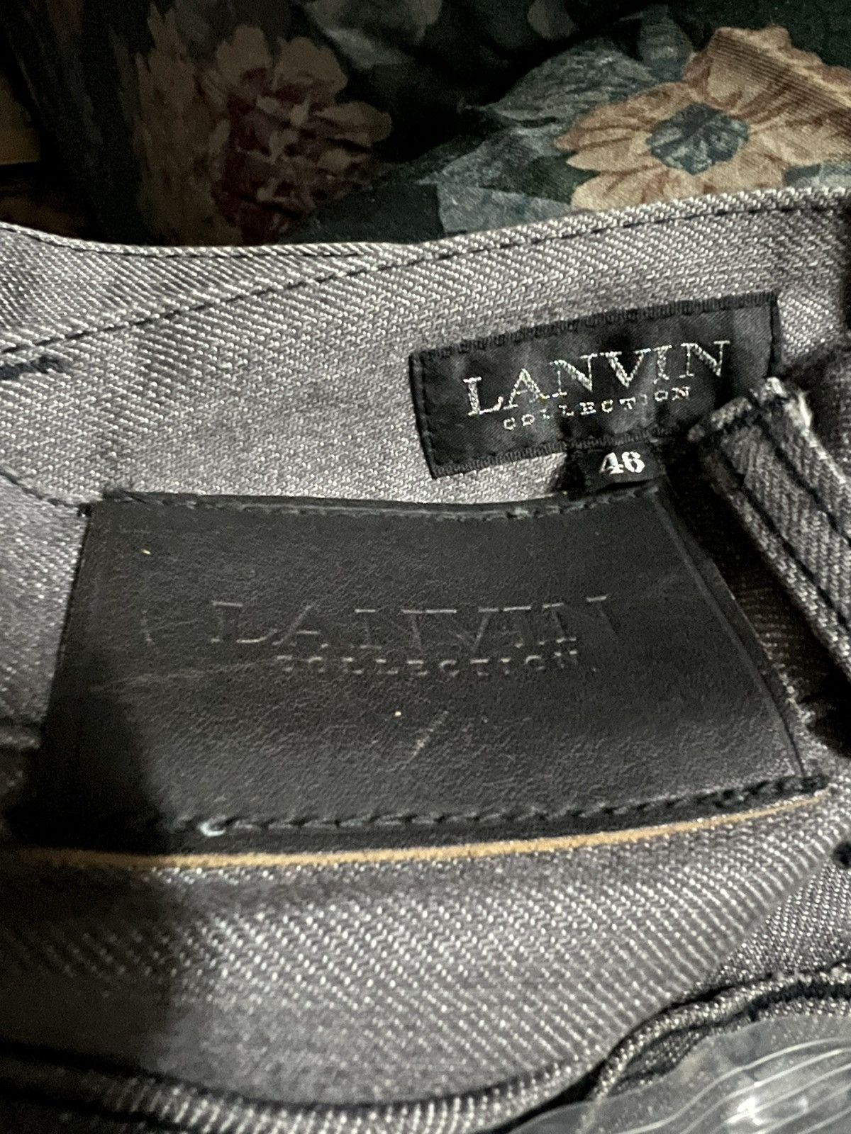 Lanvin Vintage Lanvin Collection Stretch Grey Denim Jeans Size US 31 - 18 Thumbnail
