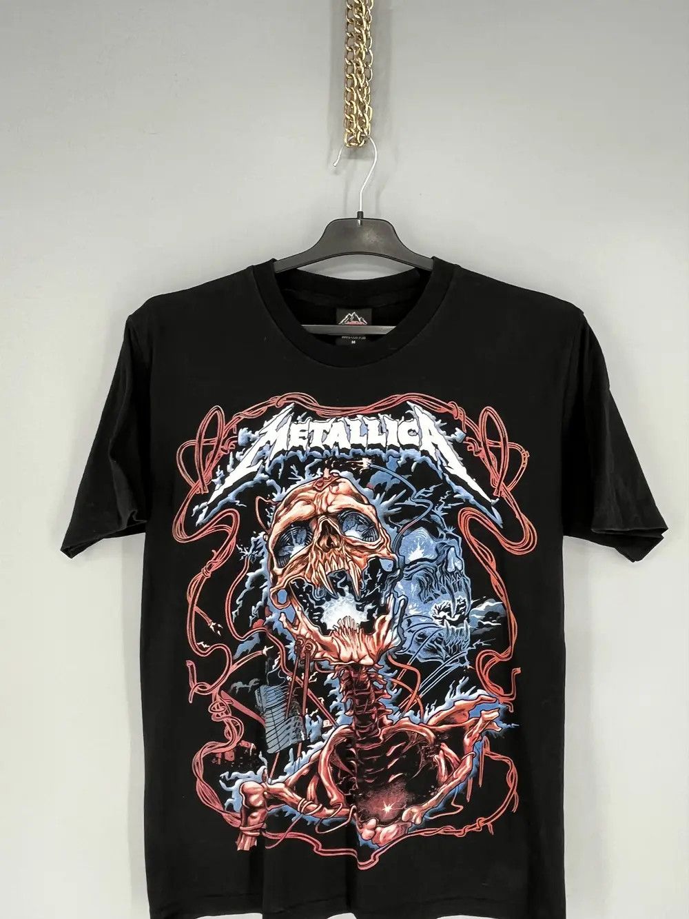 Band Tees Vintage 90s Metallica Birmingham England Concert TShirt Size US M / EU 48-50 / 2 - 6 Thumbnail