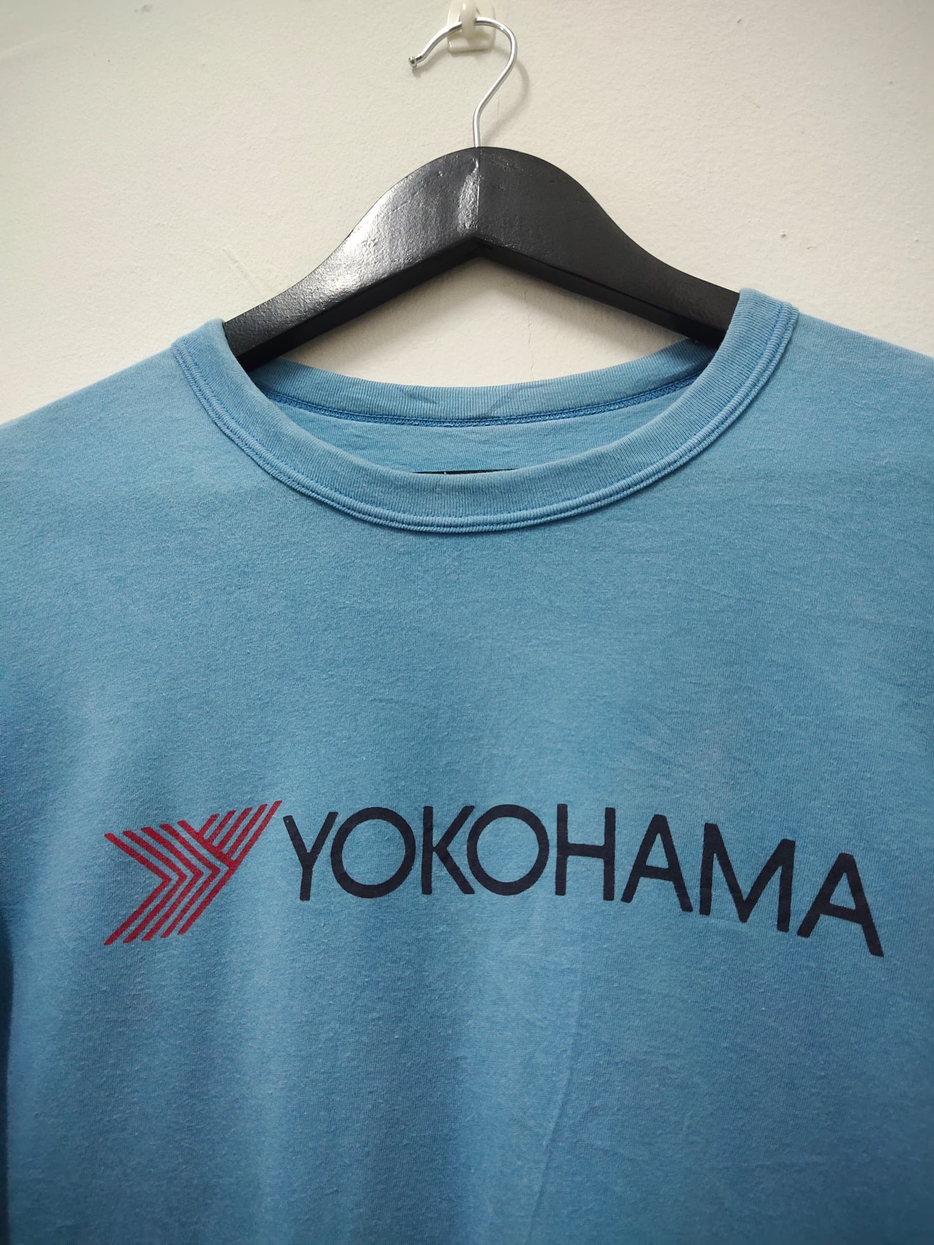 Vintage Vintage 80s Yokohama Tyre racing promo t shirt Size US M / EU 48-50 / 2 - 4 Thumbnail