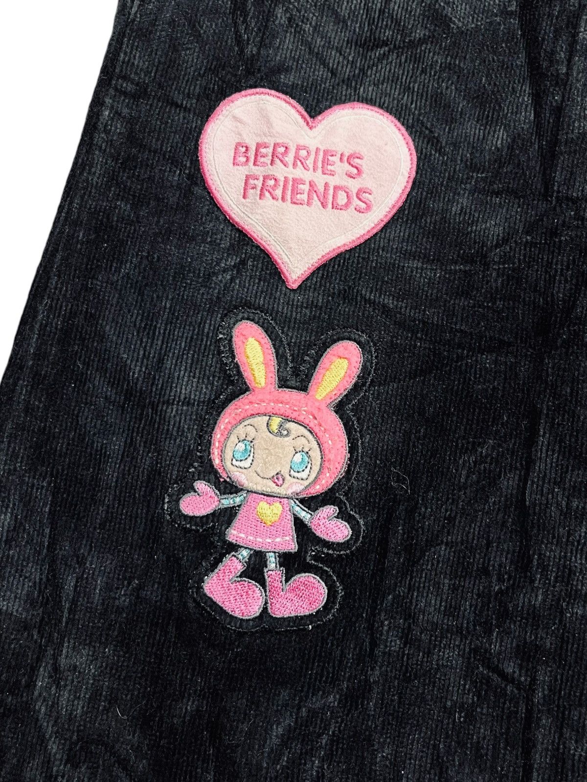 Angel Blue 2000s Mezzo Piano - Corduroy Mascots Flared Pants Size US 29 - 3 Thumbnail