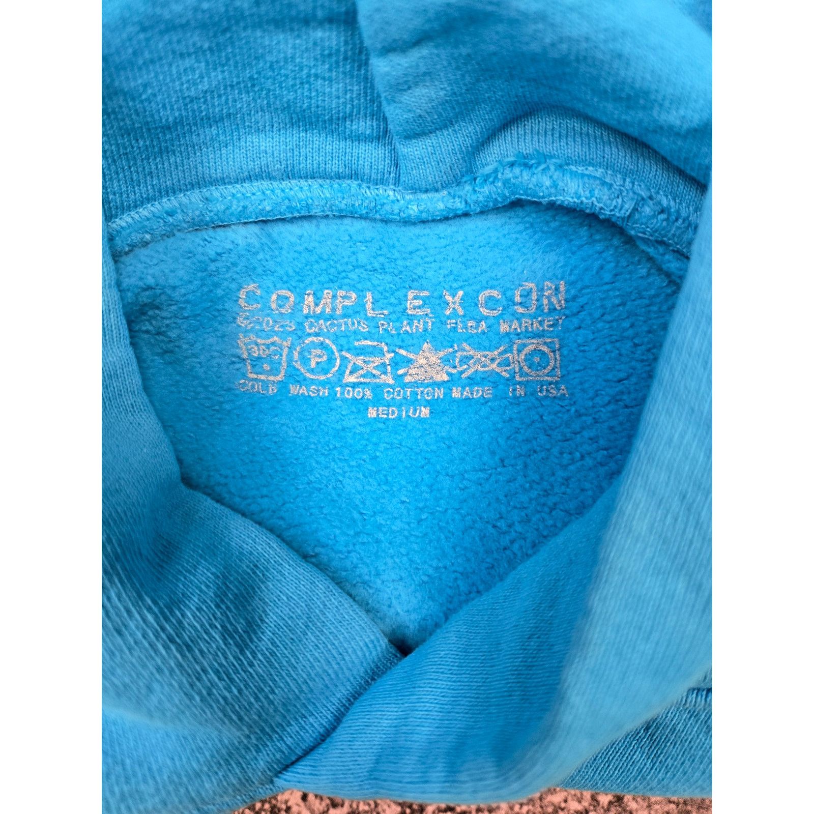 Cactus Plant Flea Market CPFM x Complexcon Exclusive Blue Hoodie Size Med New Size US M / EU 48-50 / 2 - 3 Thumbnail