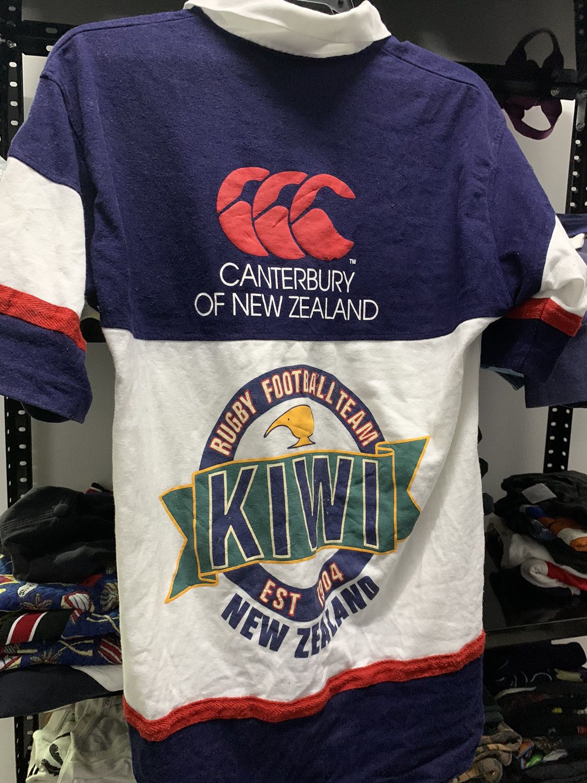 Canterbury of New Zealand VINTAGE KIWI RUGBY FOOTBALL TEAM CANTERBURY OF NEW ZEALAND Size US XL / EU 56 / 4 - 4 Thumbnail