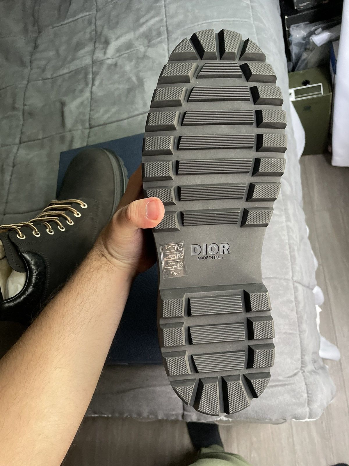Dior Dior Oblique Black Nubuck Boots Size US 10 / EU 43 - 16 Thumbnail