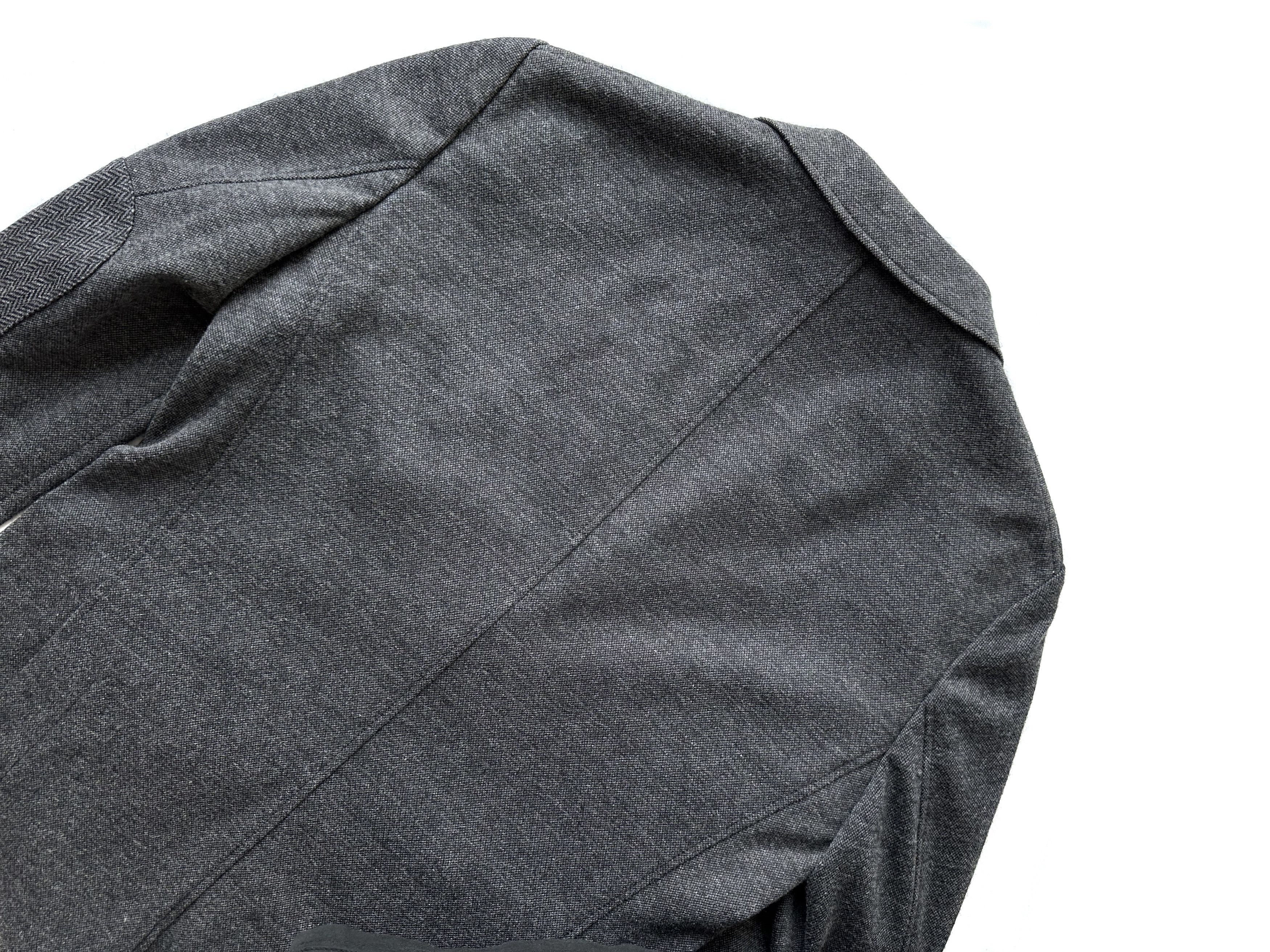 Hugo × Hugo Boss Hugo Boss grey melange wool blazer Size 46R - 8 Thumbnail