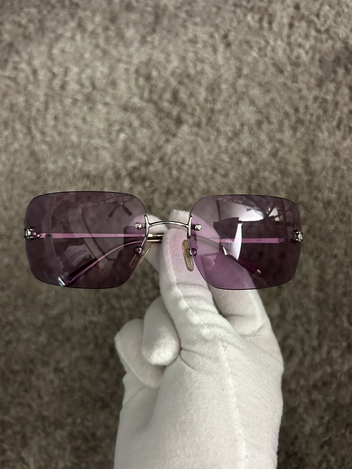 Chanel Chanel 124/76 CC Sunglasses Size ONE SIZE - 4 Thumbnail