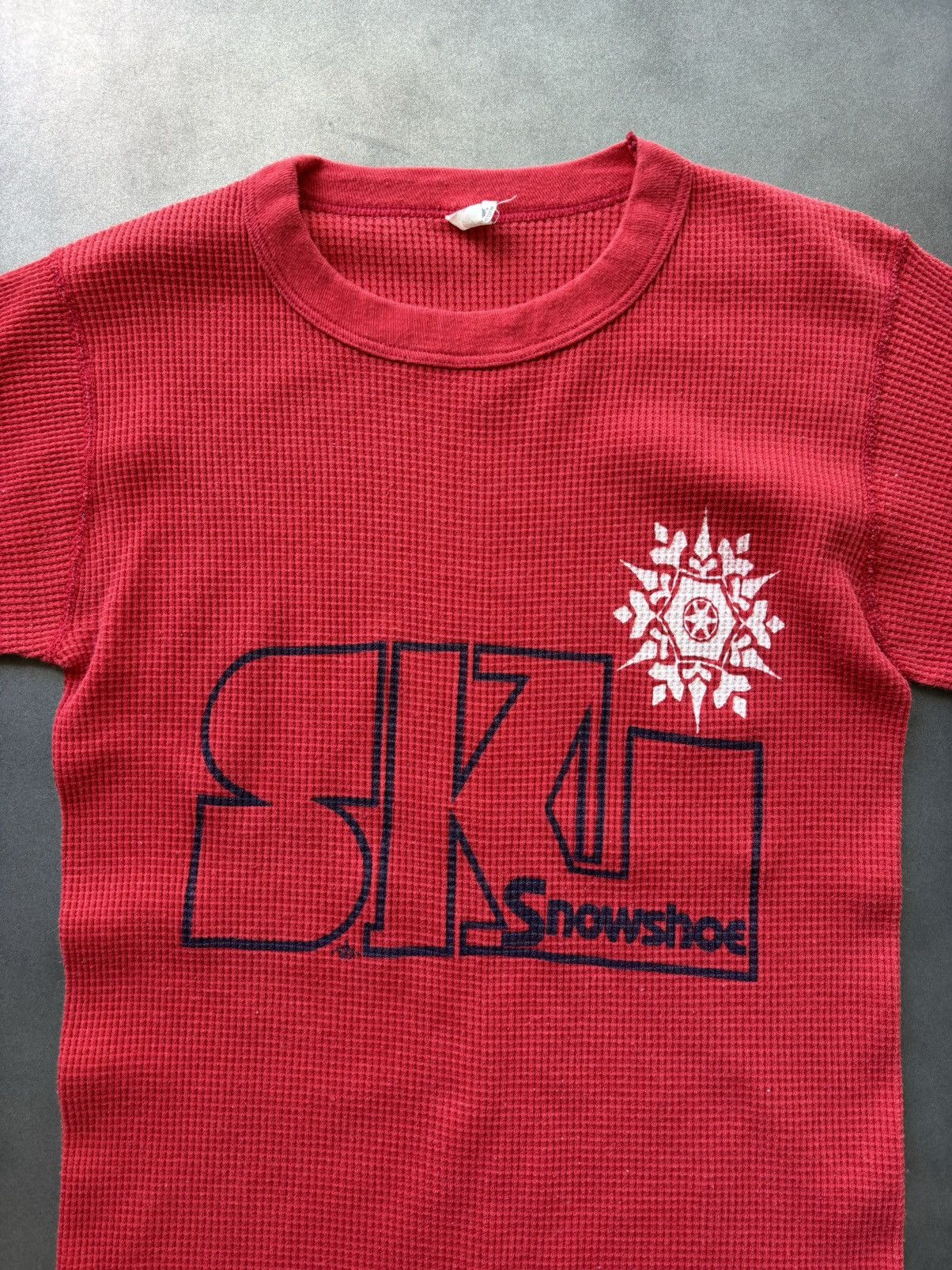 Fruit Of The Loom × Vintage 1980s Fruit of the Loom Thermal L/S Vintage Ski Layer Waffle Size US S / EU 44-46 / 1 - 5 Thumbnail