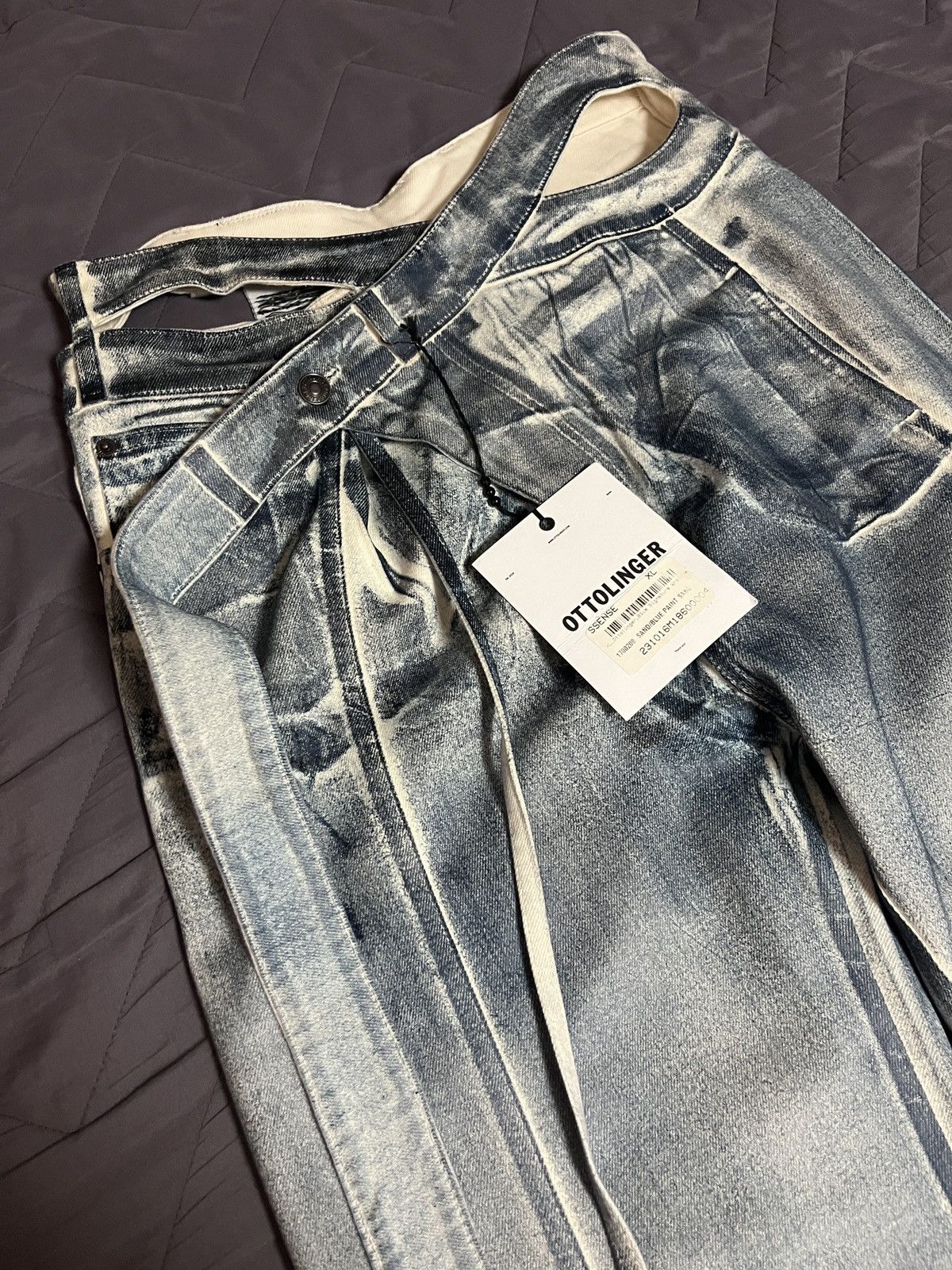 Ottolinger Ottolinger signature wrap denim pants Size US 33 - 5 Thumbnail