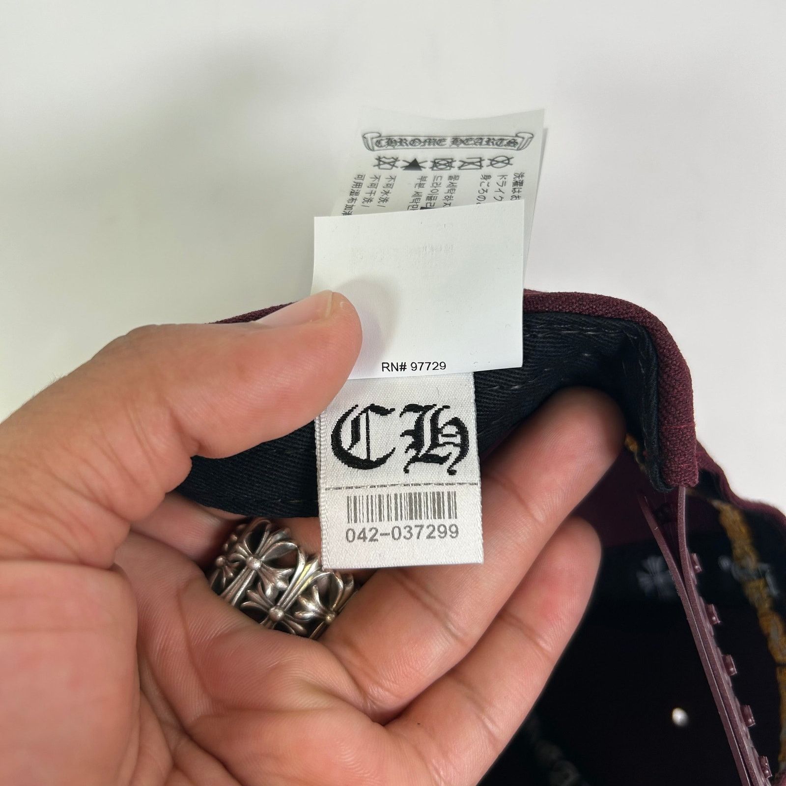 Chrome Hearts Chrome Hearts CH Baseball Hat Size ONE SIZE - 8 Thumbnail