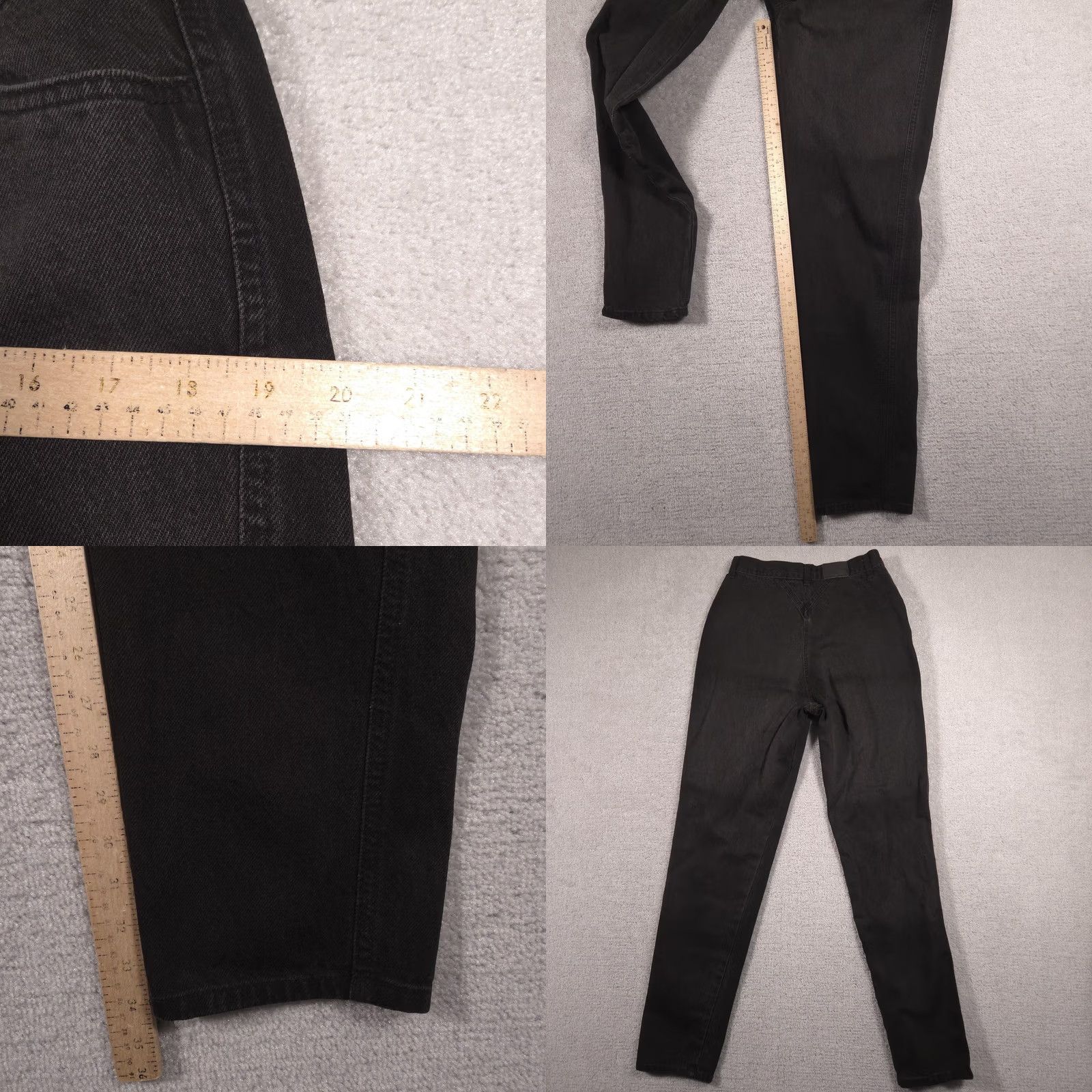 Vintage VINTAGE Rockies Jeans Womens 13 T Black High Rise Mom Western Tapered Denim 90s Size 34" / US 12 / IT 48 - 10 Thumbnail
