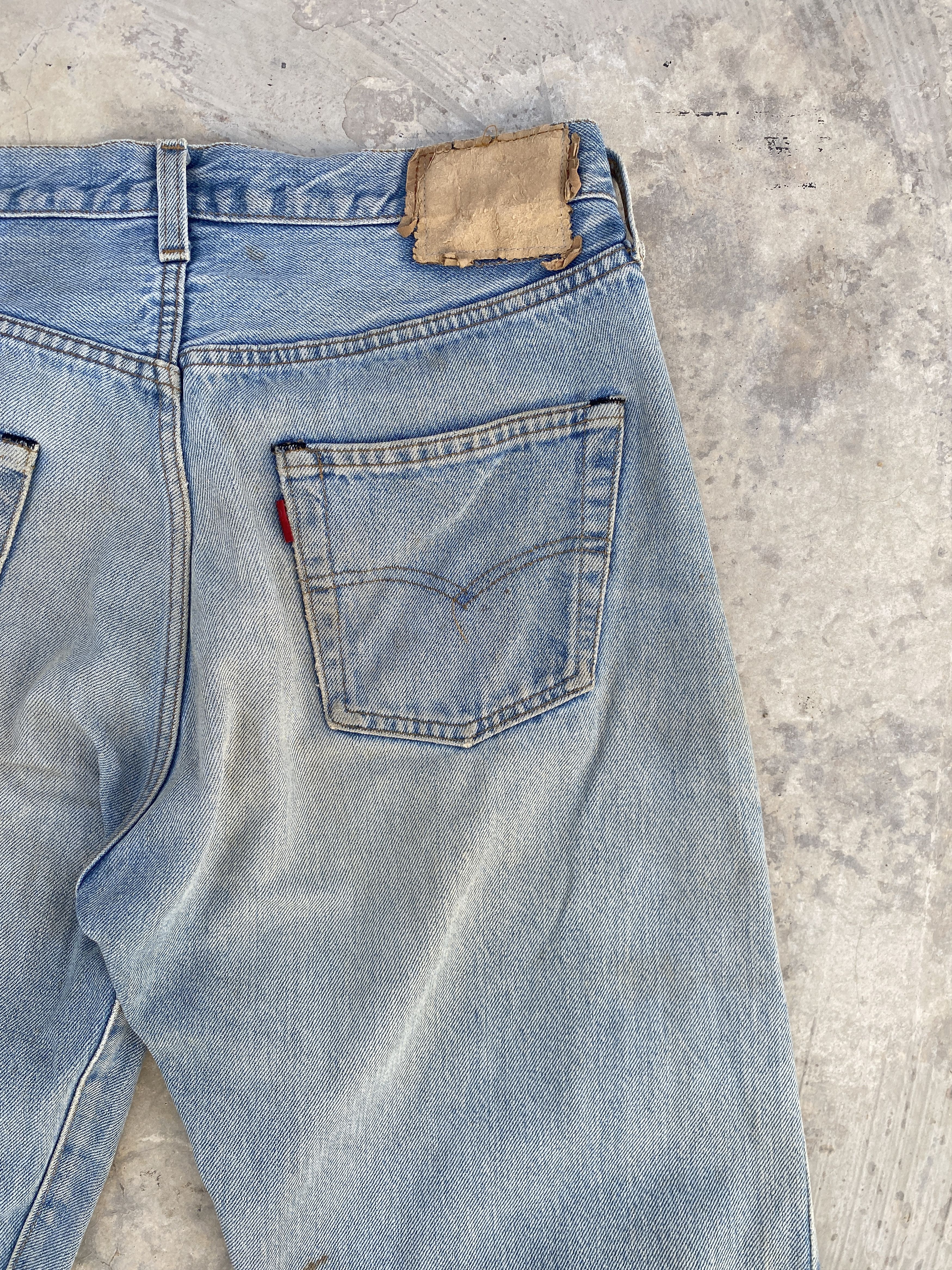 Levi's × Vintage Vintage 80s Levis 501 Redline #524 Selvedge Jeans Size US 31 - 7 Thumbnail