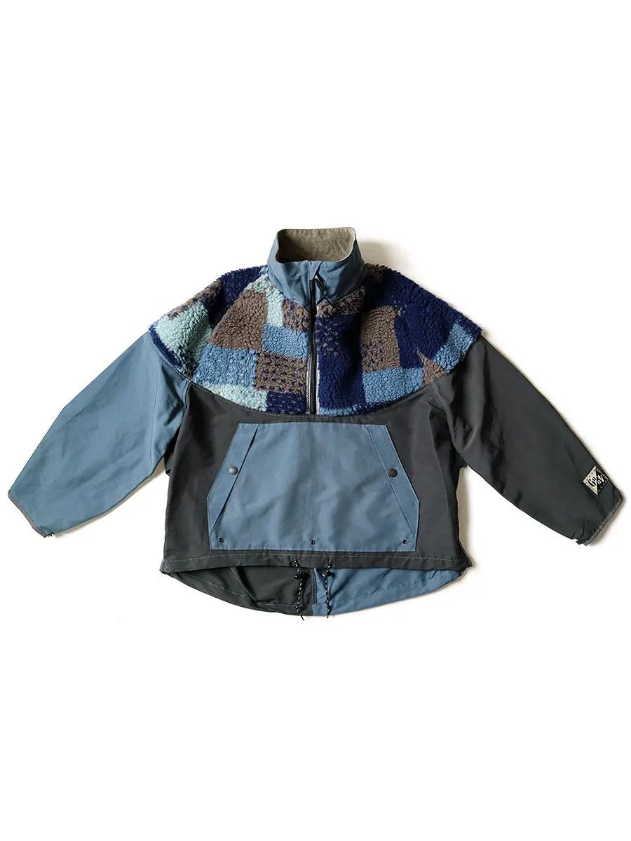 KAPITAL （キャピタル）バグアノラック60/40 クロス Kapital 60/40 BUG Anorak, Khaki – Glasswing