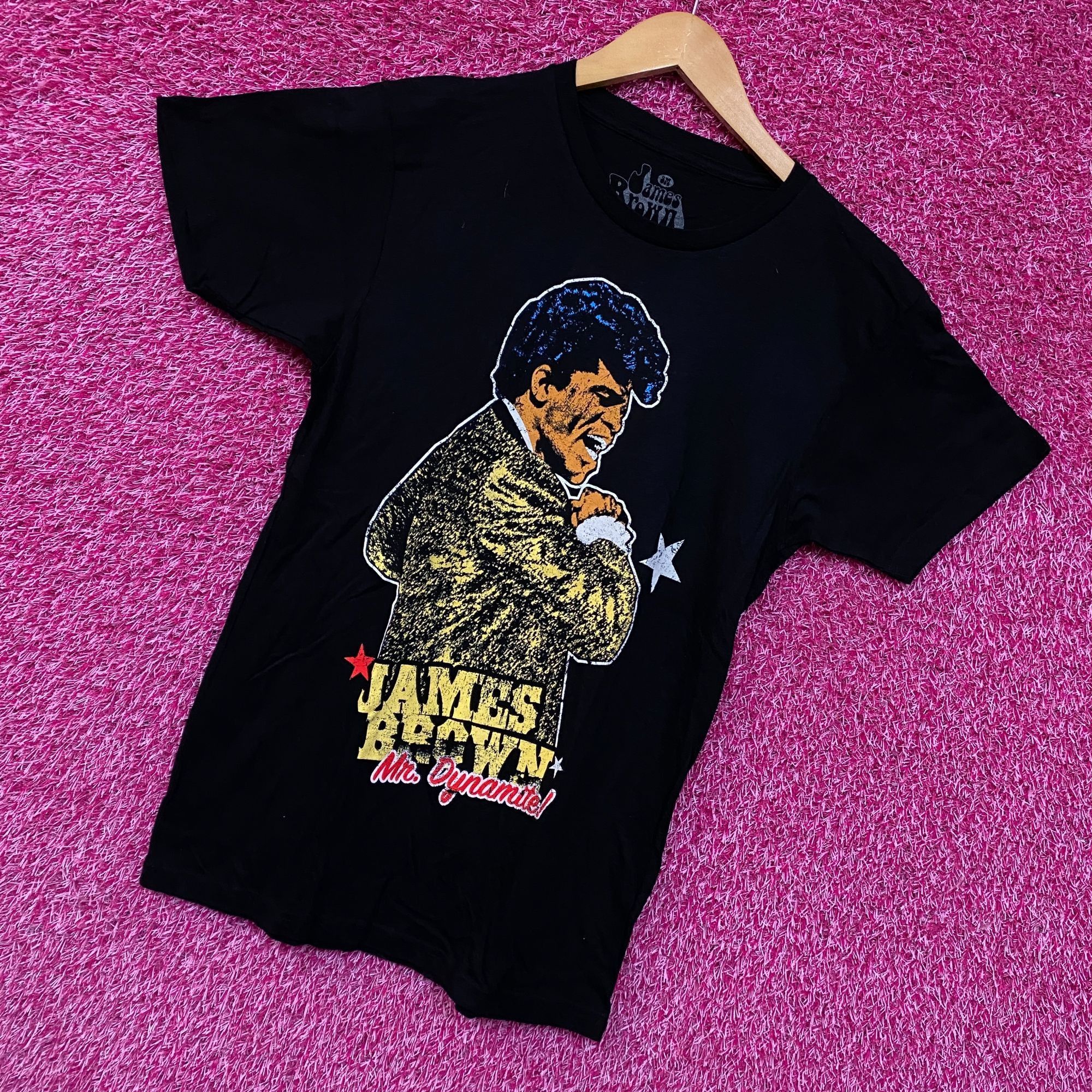 Band Tees James Brown Mr Dynamite Godfather of Soul King of Funk Tee S Size US S / EU 44-46 / 1 - 3 Thumbnail