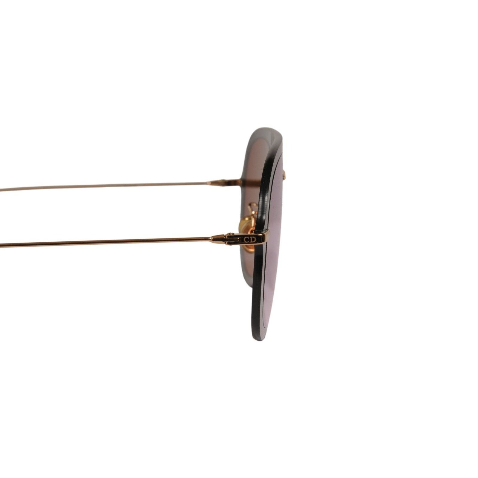 Dior Ultime 1 Aviator Sunglasses AVBSQ Blue Gold Size ONE SIZE - 3 Thumbnail