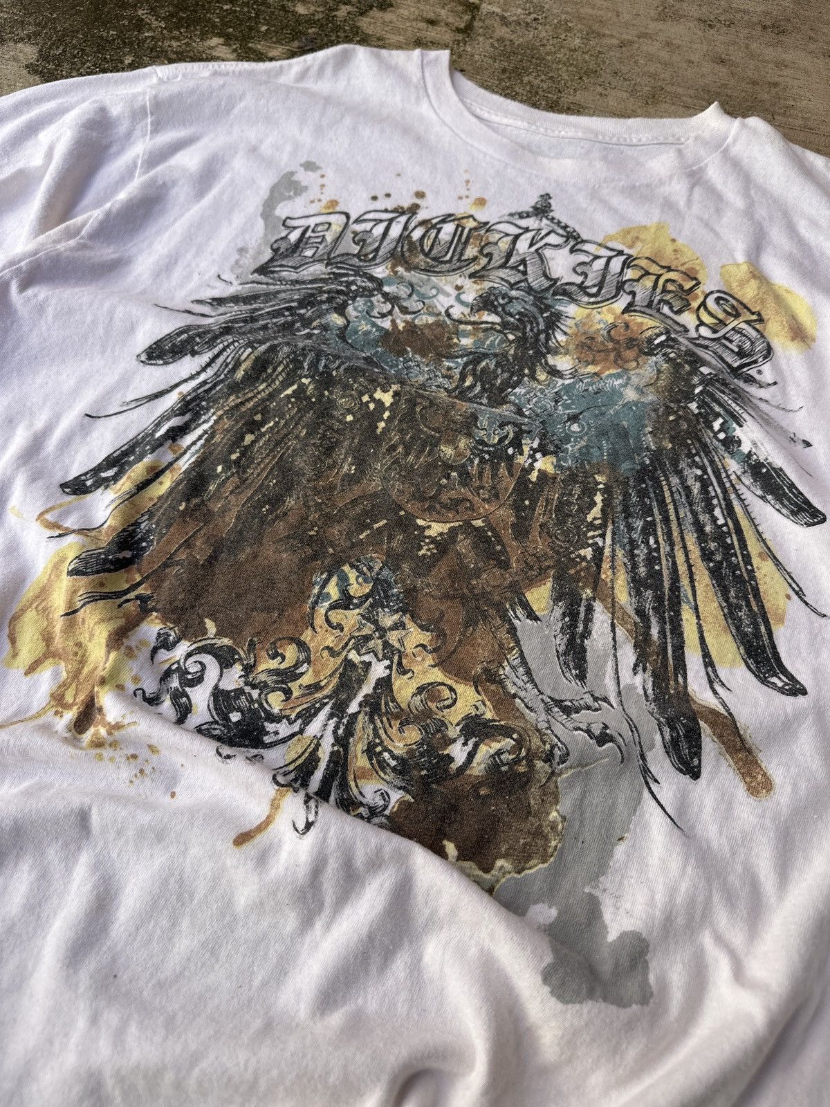 Affliction × Dickies × Vintage Y2k 2000s dickies affliction tribal style white tshirt Size US XL / EU 56 / 4 - 2 Thumbnail