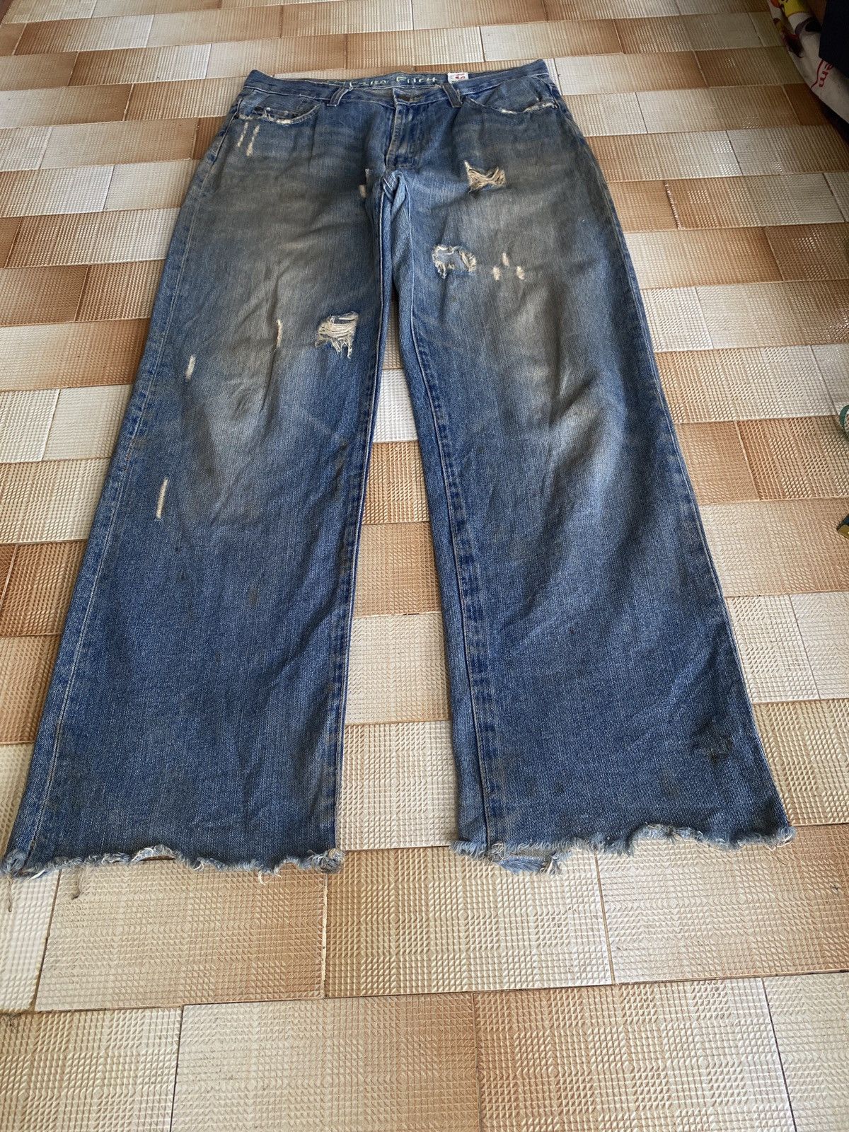 Beauty Beast × PPFM Vintage ezra stitch flare denim Size US 30 / EU 46 - 1 Thumbnail