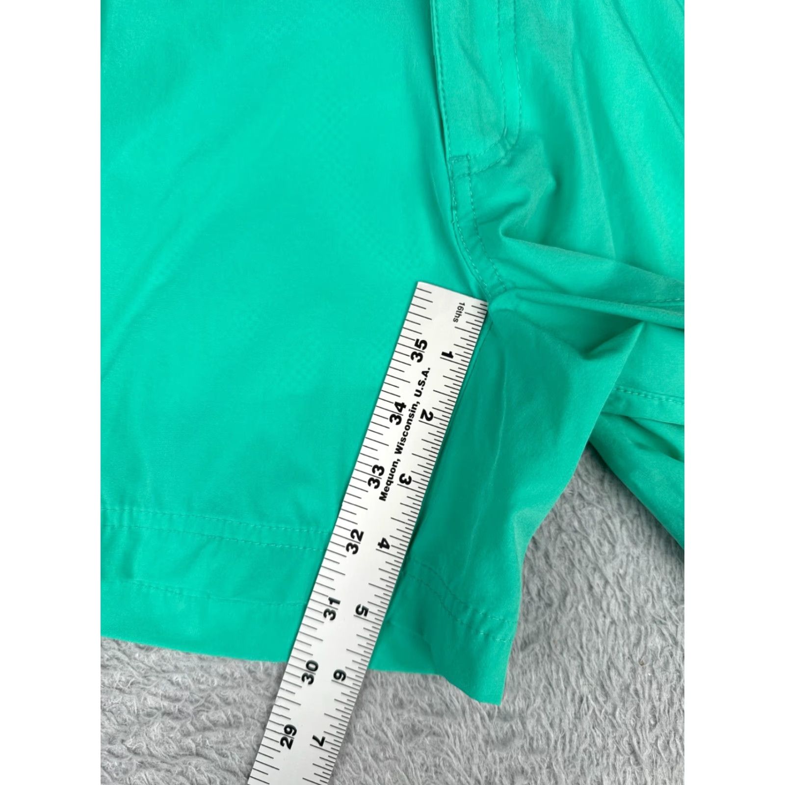 Vintage Columbia Shorts Womens 2 Teal PFG Chino Nylon Blend Boating Fishing Casual 28x5 Size 26" / US 2 / IT 38 - 7 Thumbnail