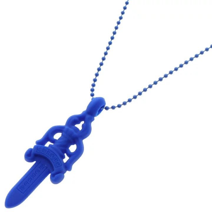 Chrome Hearts Chrome Hearts Rubber Dagger Pendant Ball Chain