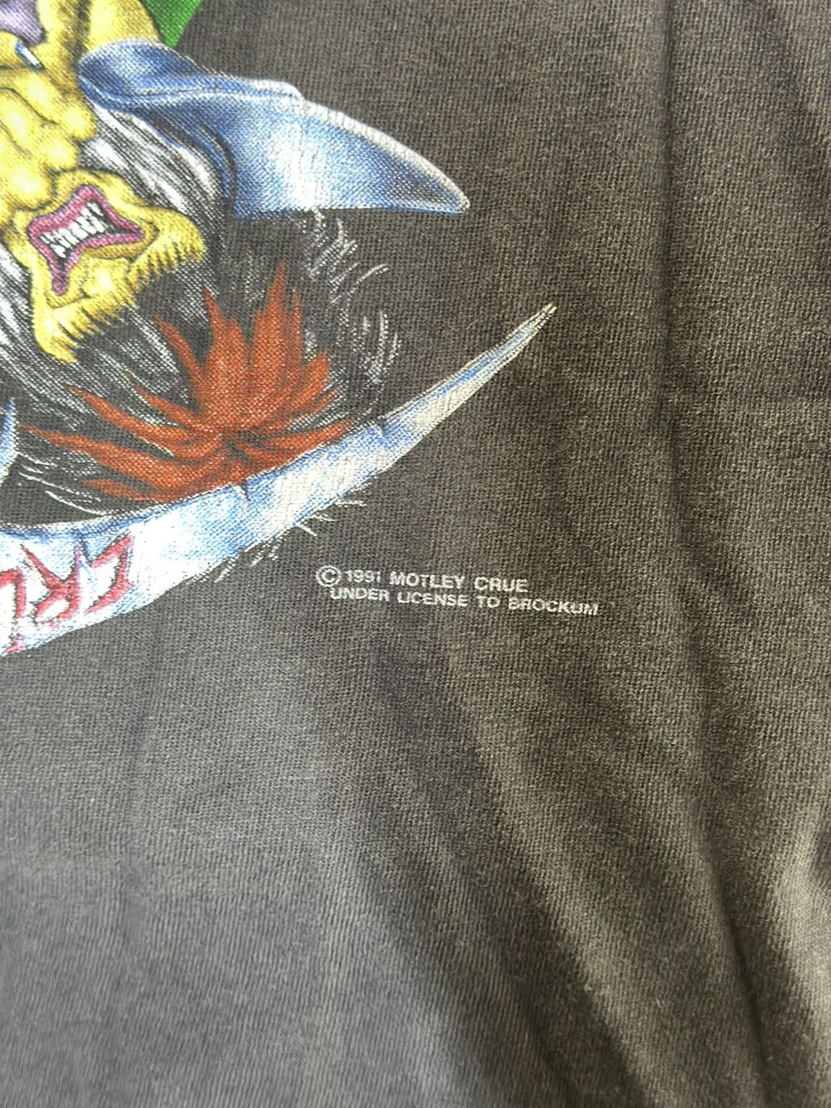Band Tees Motley Crue 1991 vintage tee Size US L / EU 52-54 / 3 - 10 Thumbnail