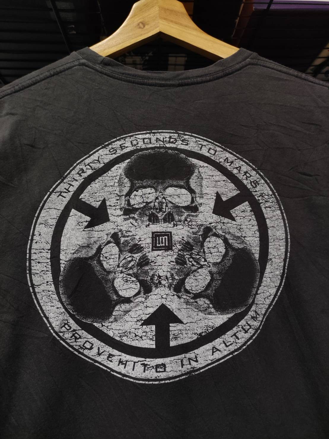 Band Tees Vtg 00's 30 Seconds To Mars " Provehito in Altum " T-Shirt Size US L / EU 52-54 / 3 - 1 Thumbnail