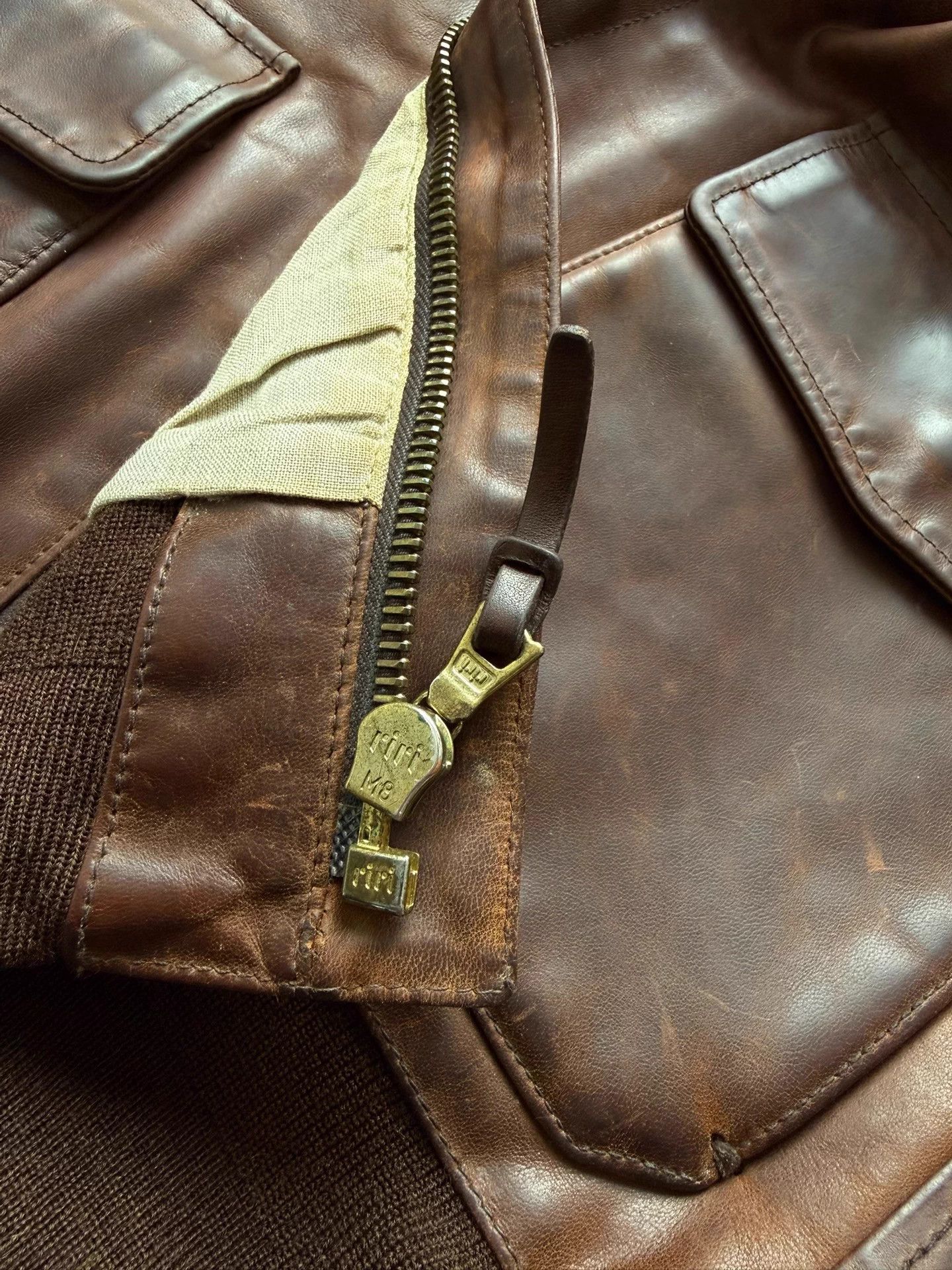 Visvim VISVIM 12AW ELMENDORF A2 Horsehide 3 Orange NM Size US L / EU 52-54 / 3 - 8 Thumbnail