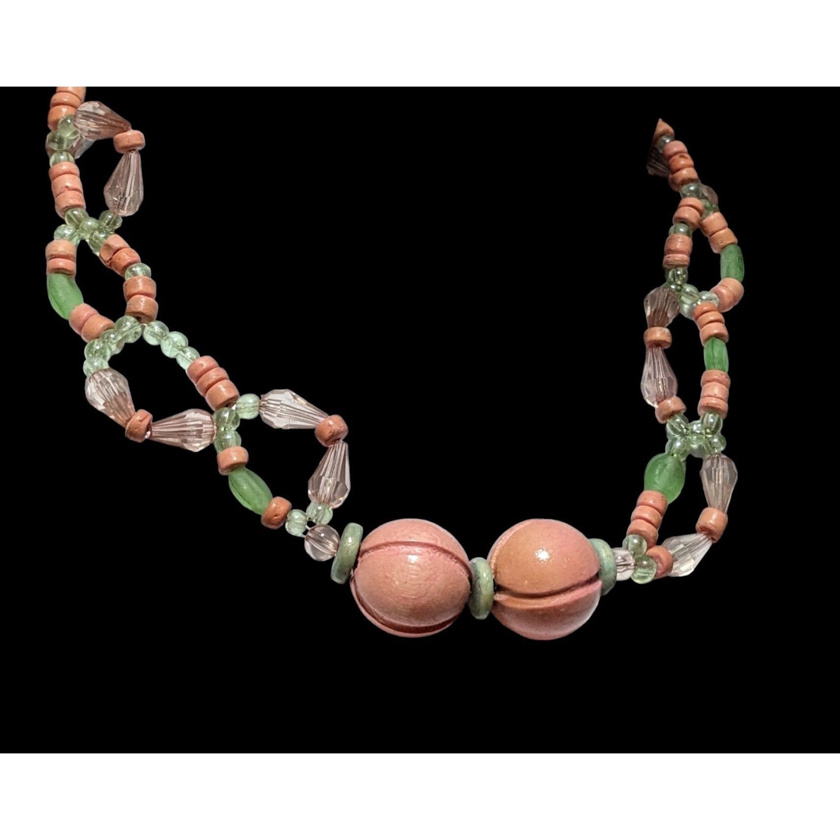 Other Vintage Pink Beaded Necklace Size ONE SIZE - 3 Thumbnail