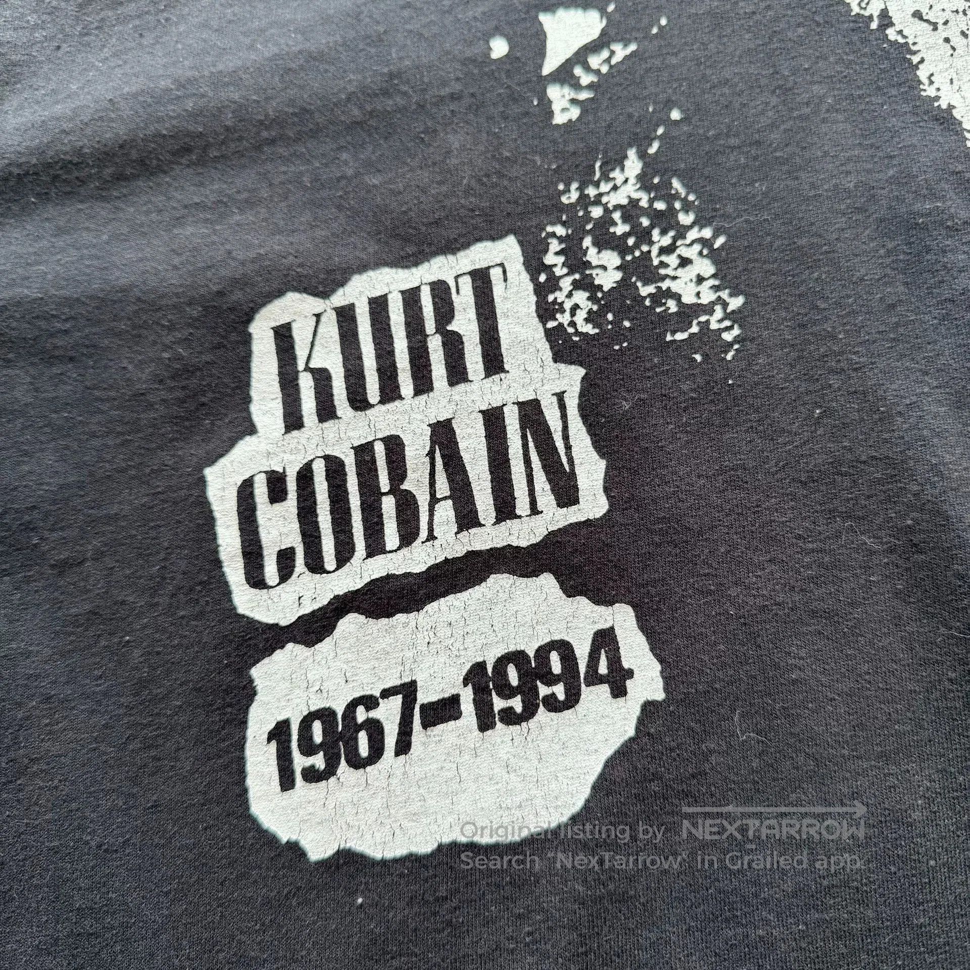 Vintage Vintage 00s Kurt Cobain Nirvana Band Tee. Size US M / EU 48-50 / 2 - 4 Thumbnail