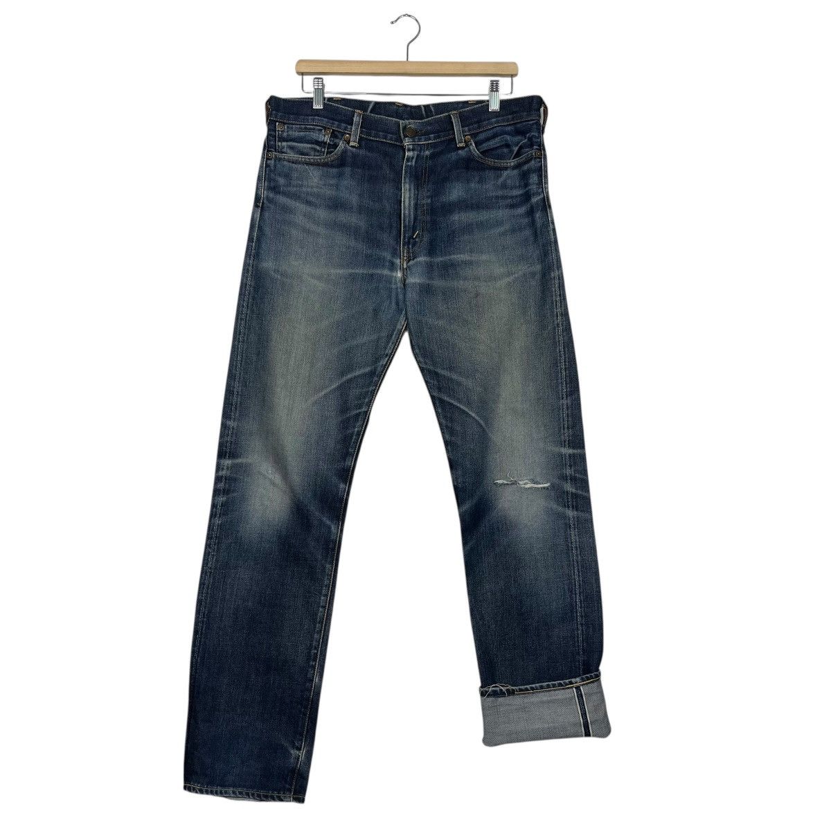 Levi's Vintage Levis Lot 67505 Selvedge Redline Distressed Denim Size US 34 / EU 50 - 11 Thumbnail