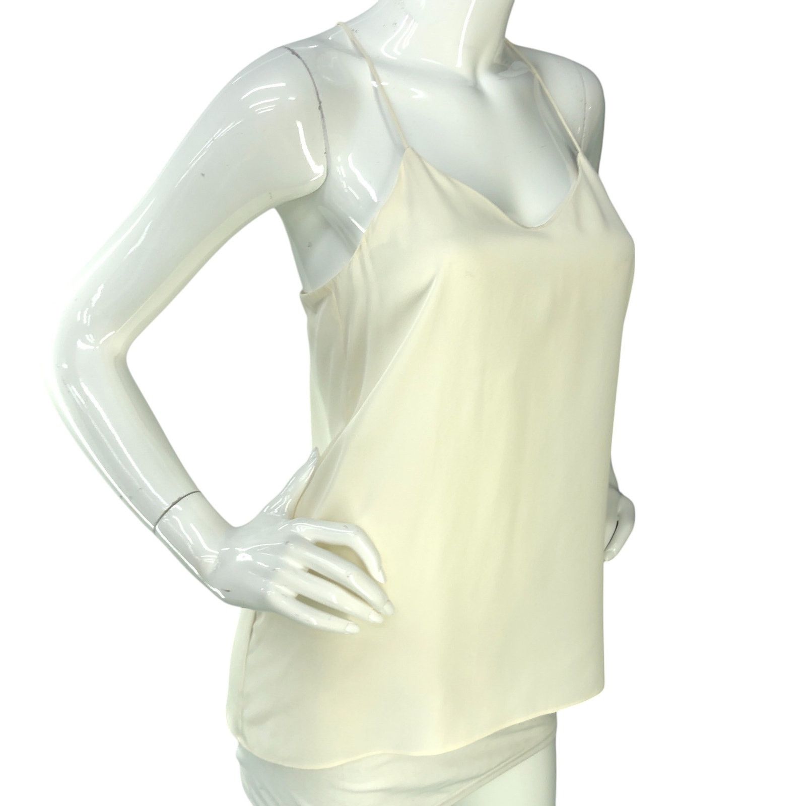 Tibi Tibi Sizs 4 Top Silk Shell Racerback Cami Spaghetti Strap Size S / US 4 / IT 40 - 10 Thumbnail